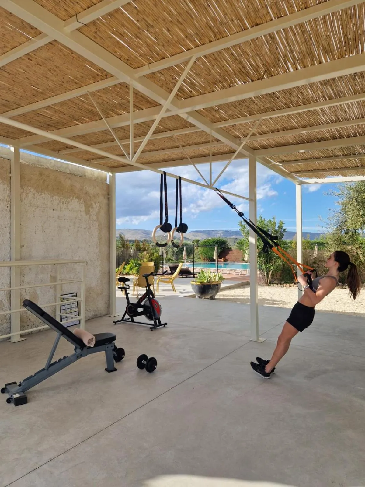 Fitness centre/facilities in Hotel Villa Favorita