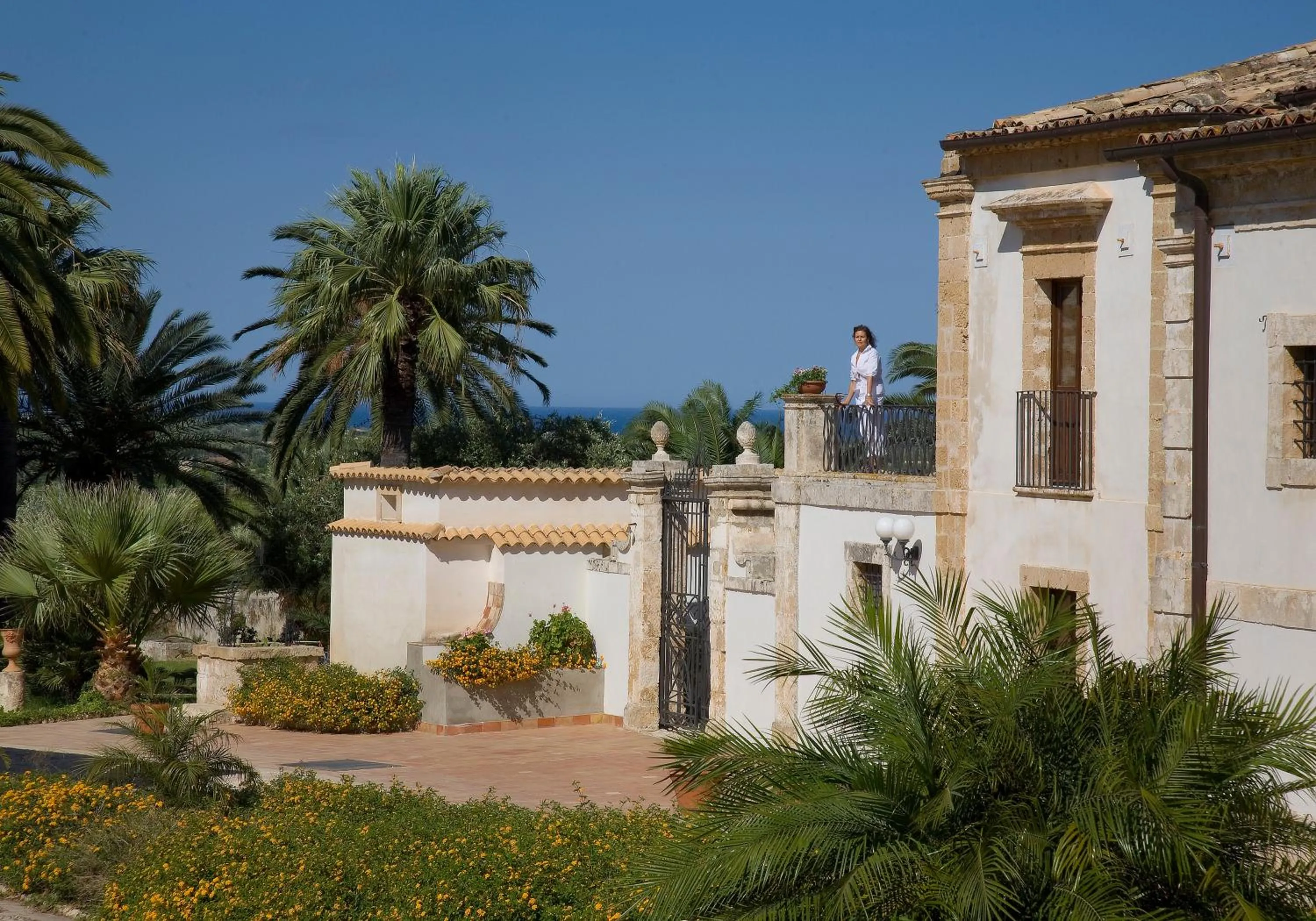 Decorative detail in Hotel Villa Favorita