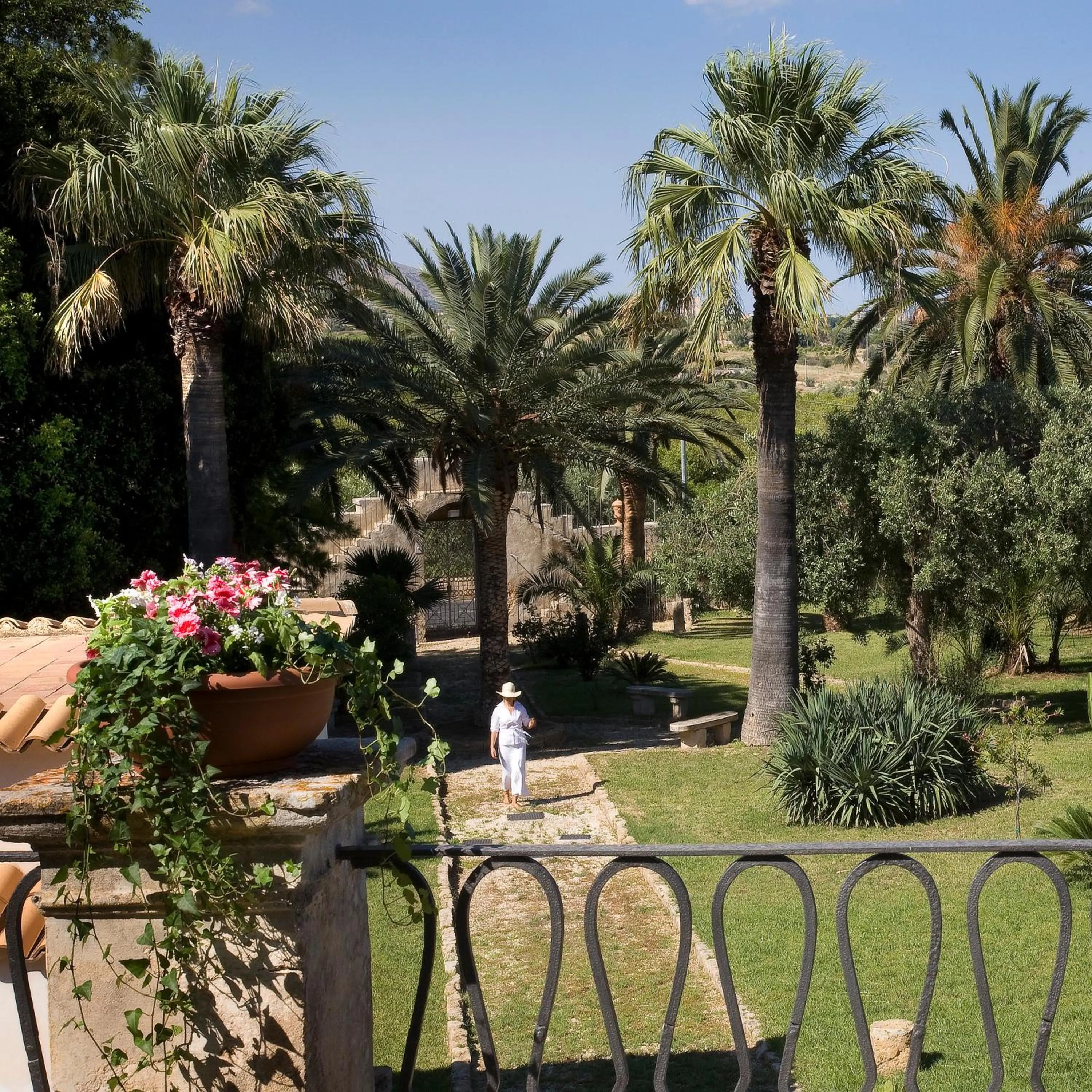 Garden in Hotel Villa Favorita