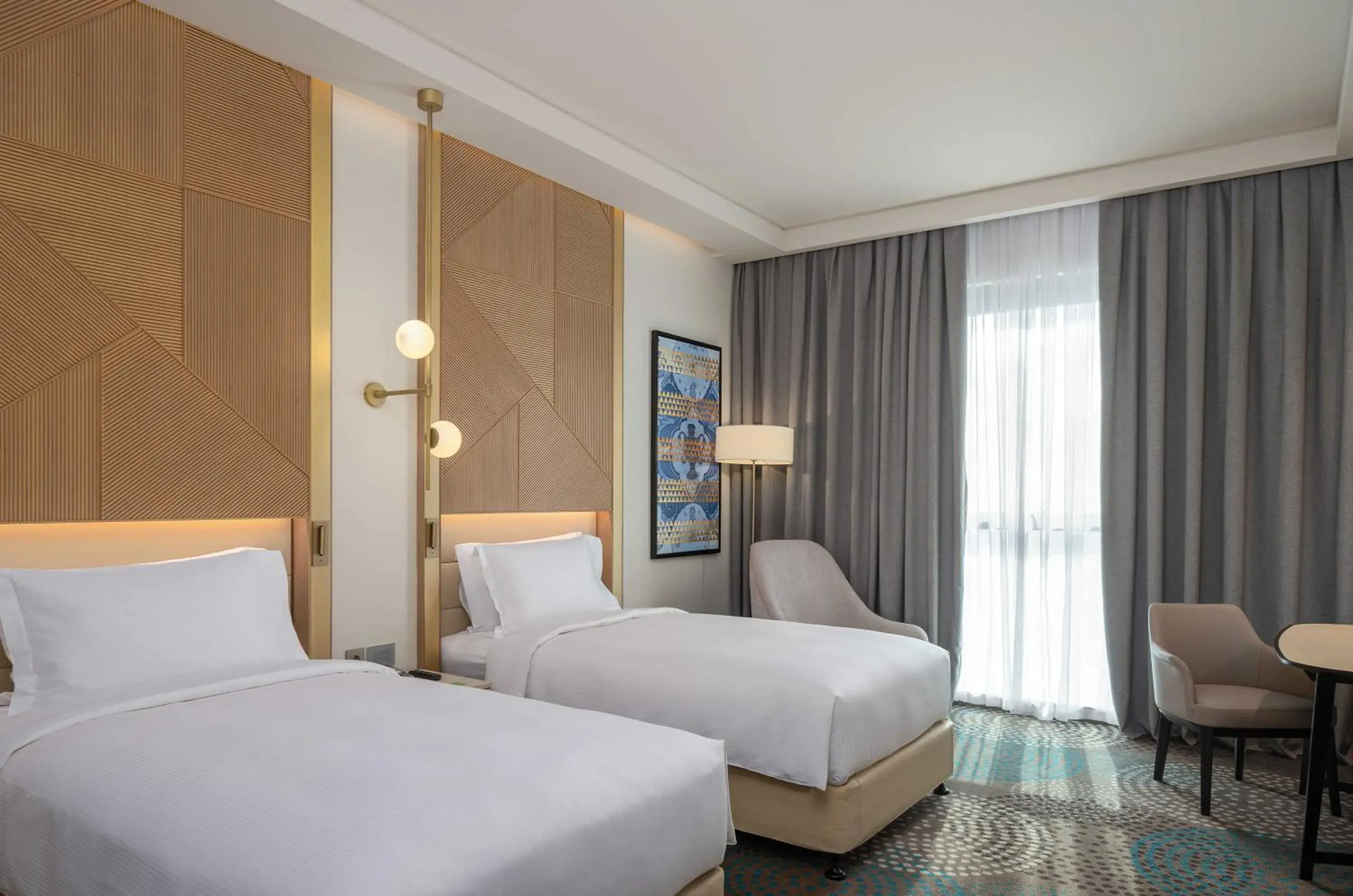 High Floor Room Twin Bed in Slemani Rotana High Floor Room Twin Bed in Slemani Rotana