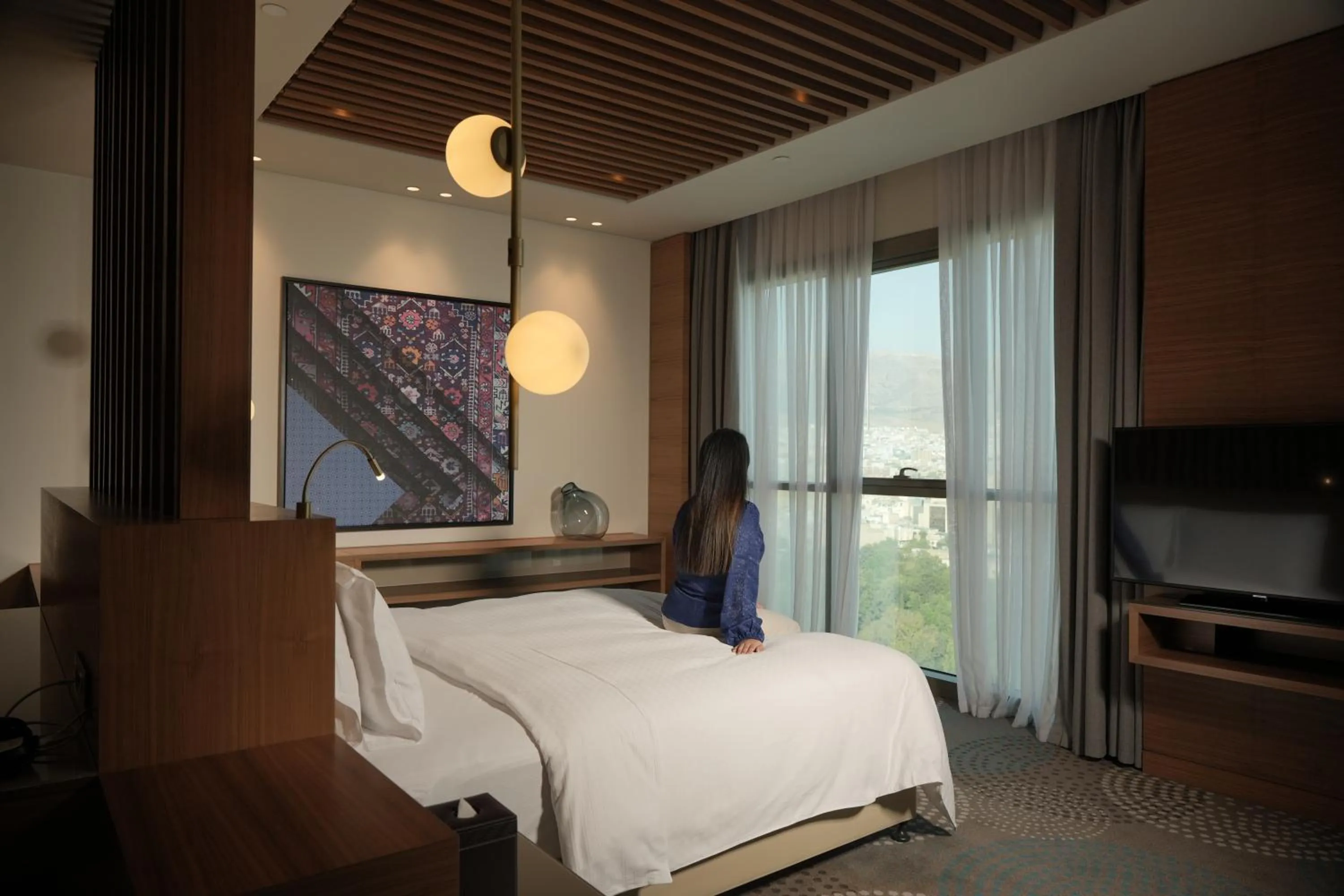 Bedroom, Bed in Slemani Rotana