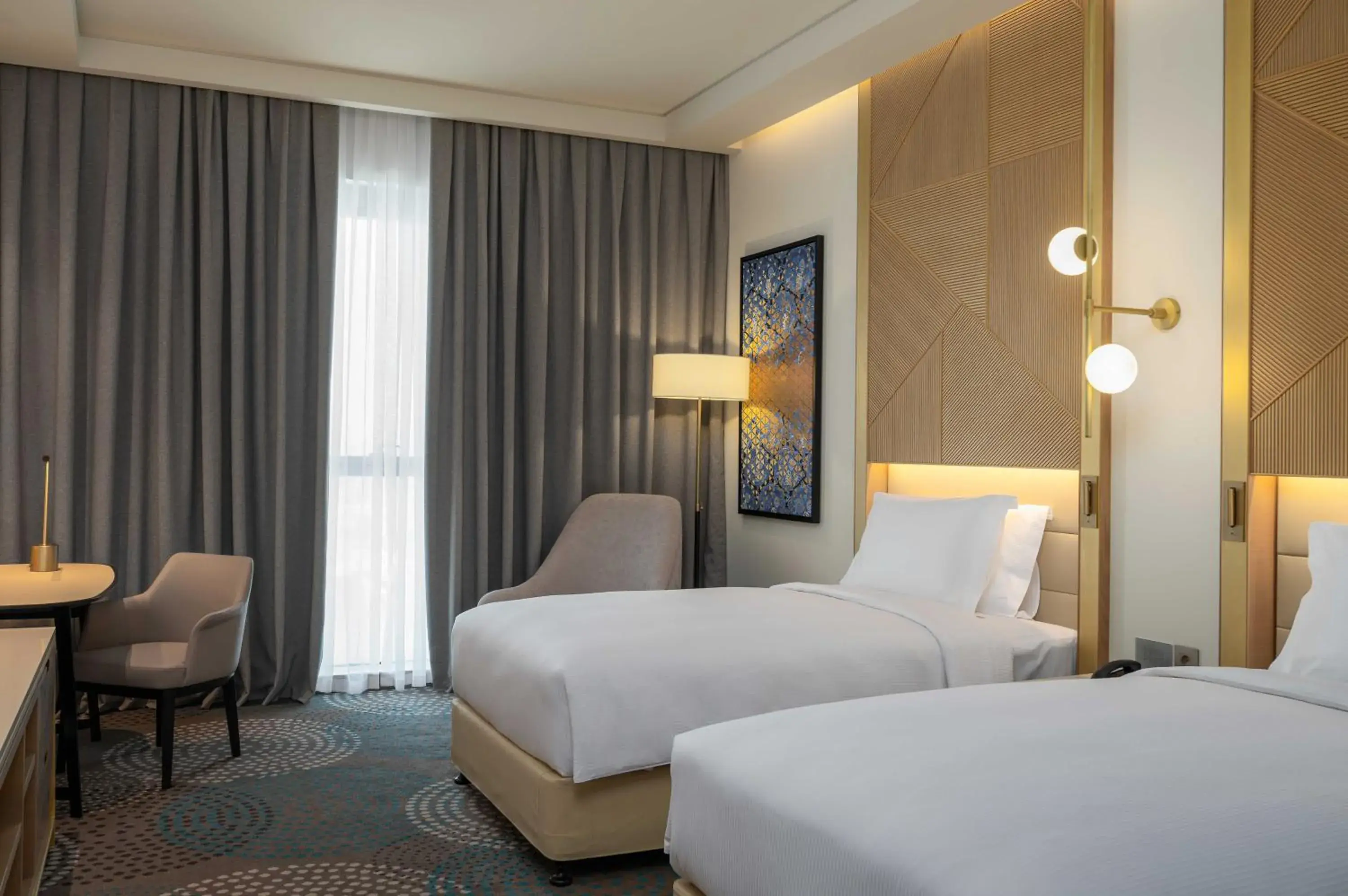 Guest Room Twin Bed in Slemani Rotana Guest Room Twin Bed in Slemani Rotana