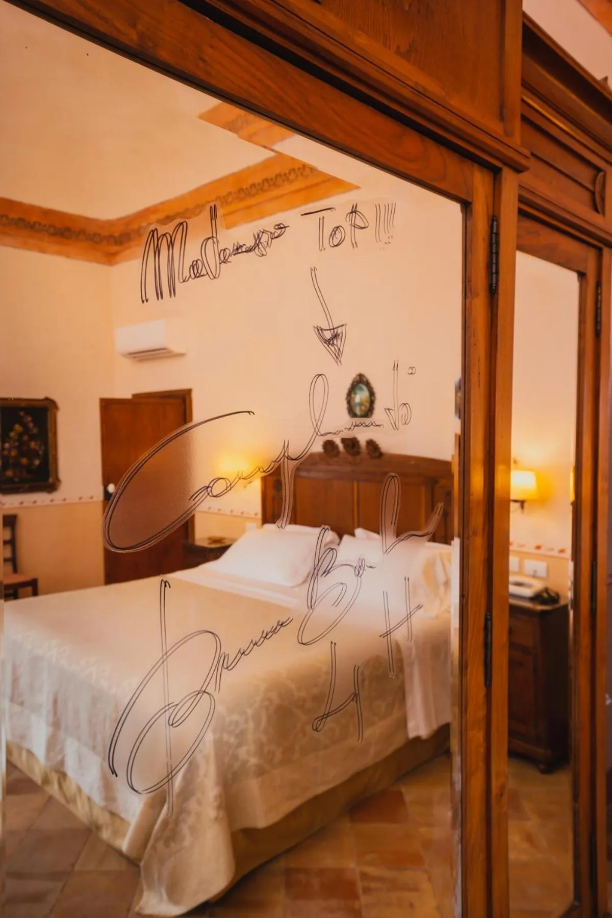 Bedroom, Bed in Hotel Villa Giulia