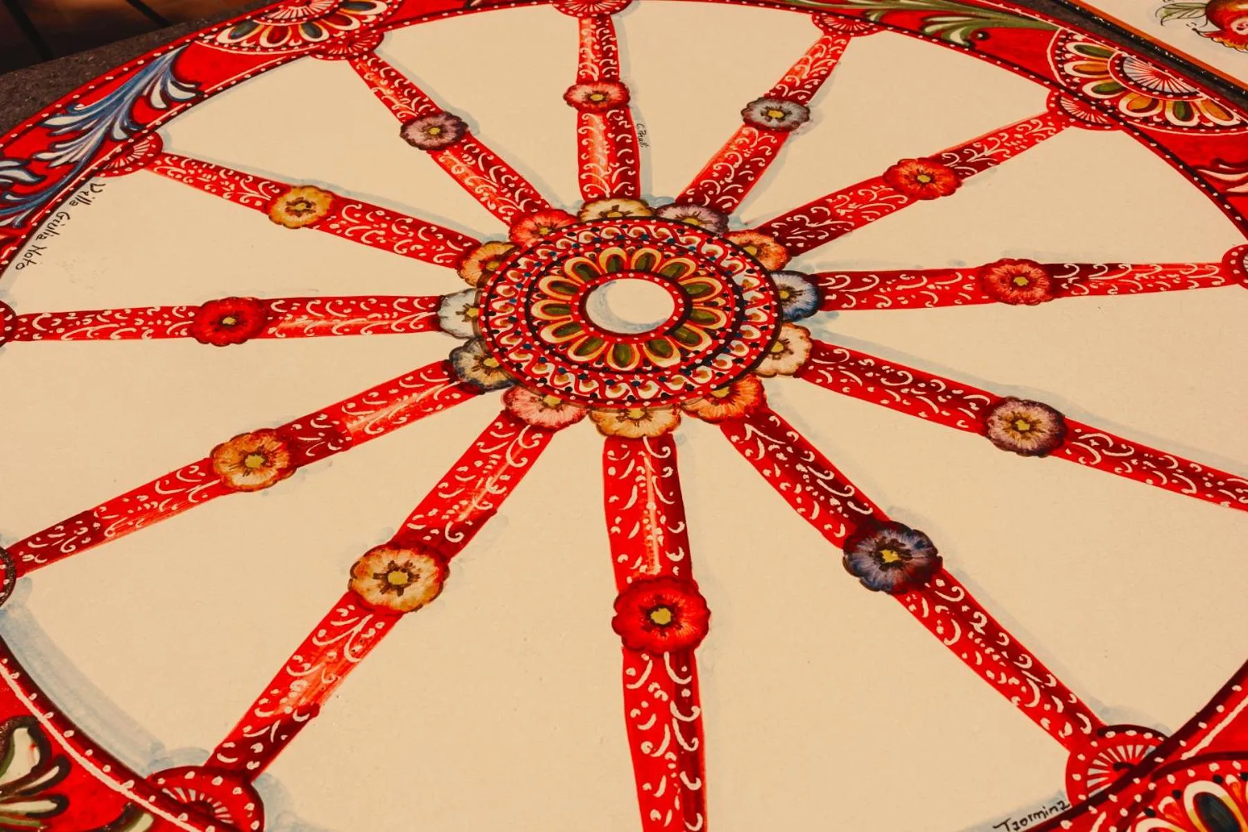 Decorative detail in Hotel Villa Giulia