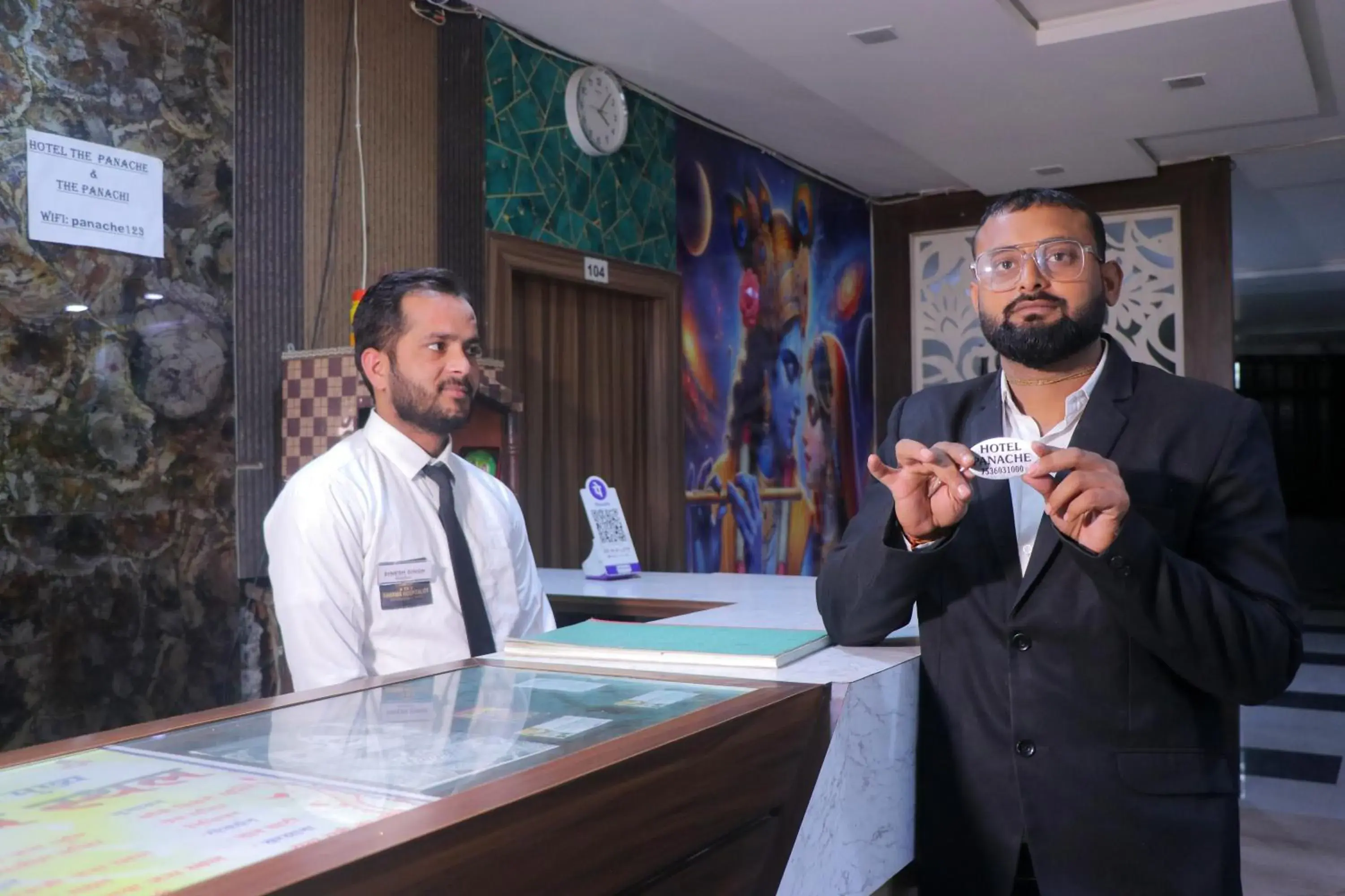 Lobby or reception in Hotel Panache 500 Mtrs From Shri Krishna Janma bhumi Teample Lobby or reception in Hotel Panache 500 Mtrs From Shri Krishna Janma bhumi Teample