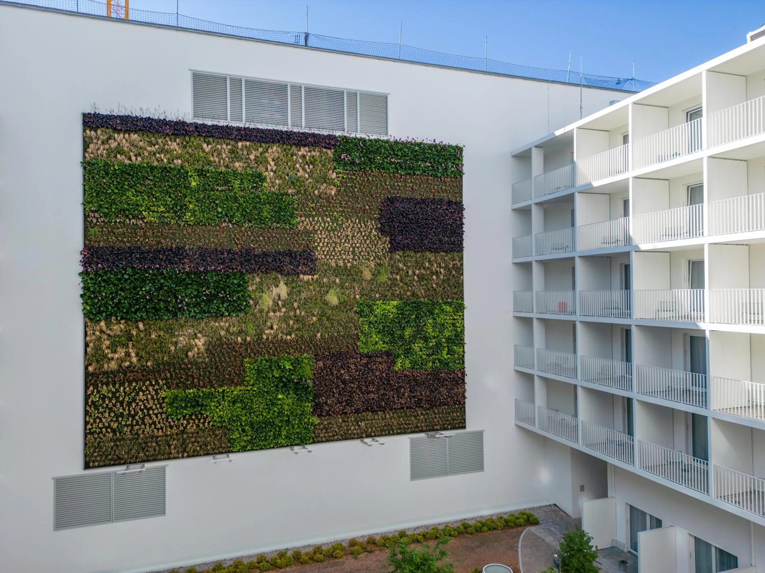 Inner courtyard view in Revo Munich