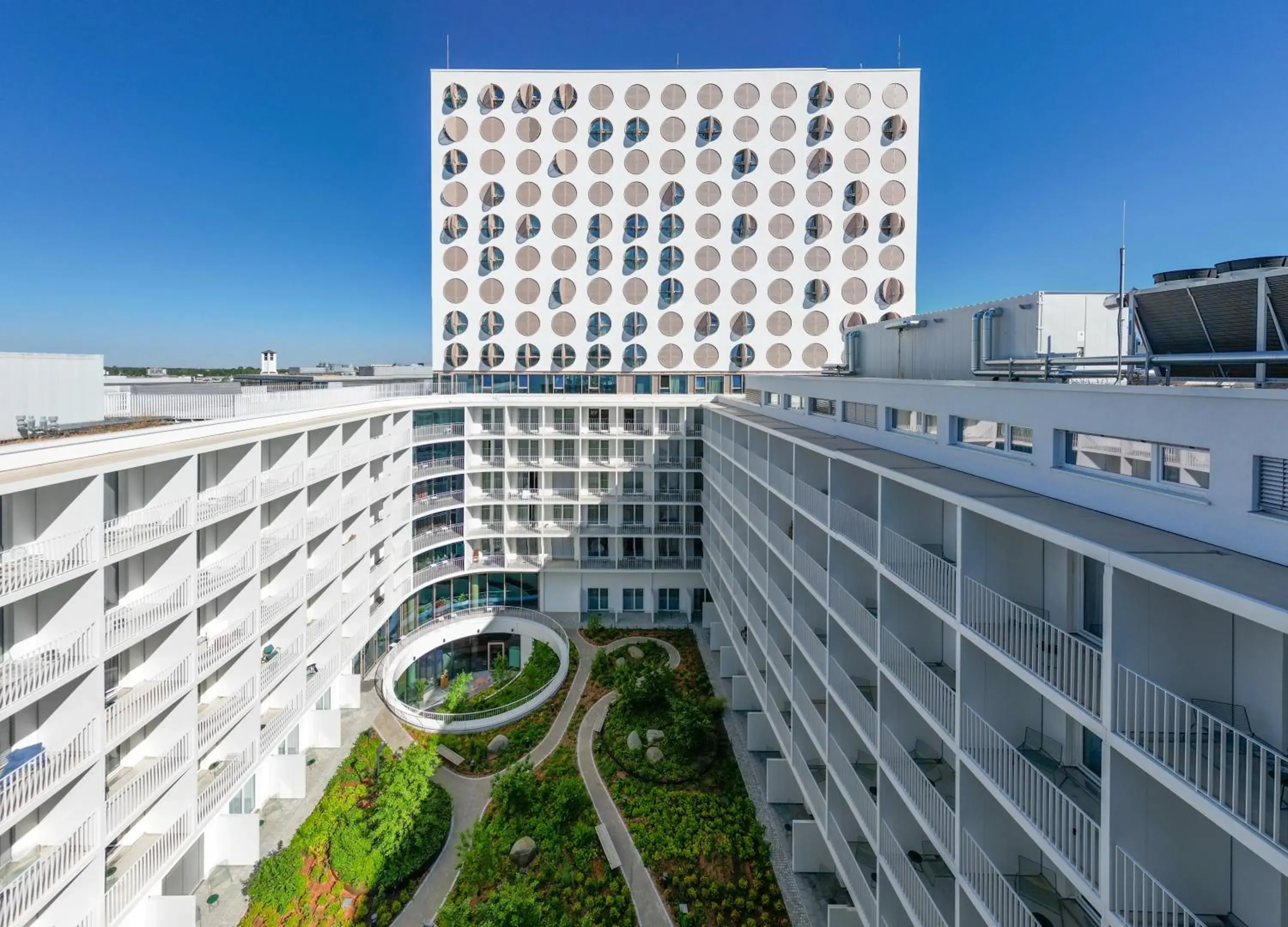 Inner courtyard view in Revo Munich Inner courtyard view in Revo Munich