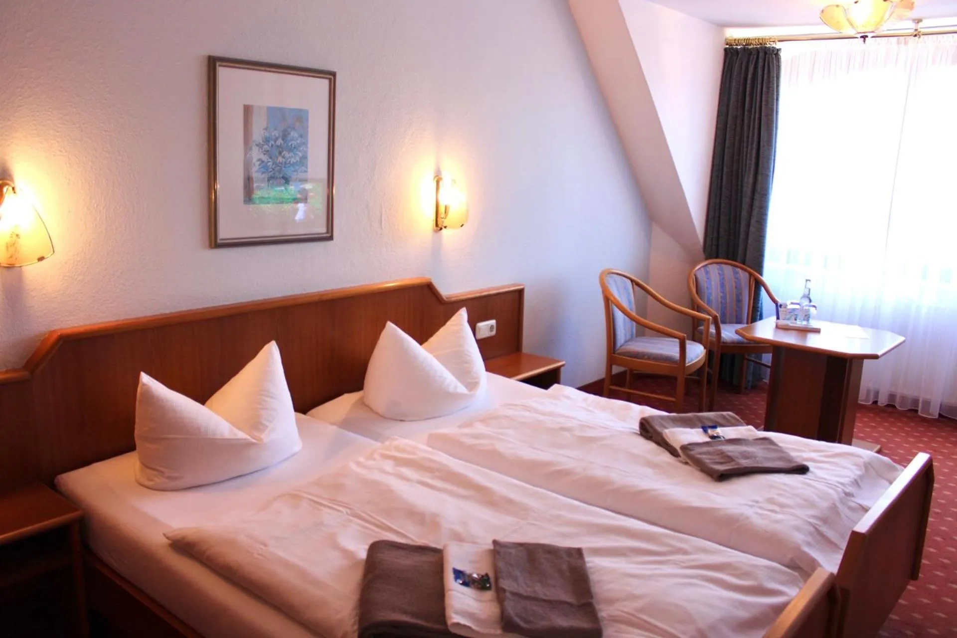 Photo of the whole room, Bed in Hotel Seerose Bad Malente