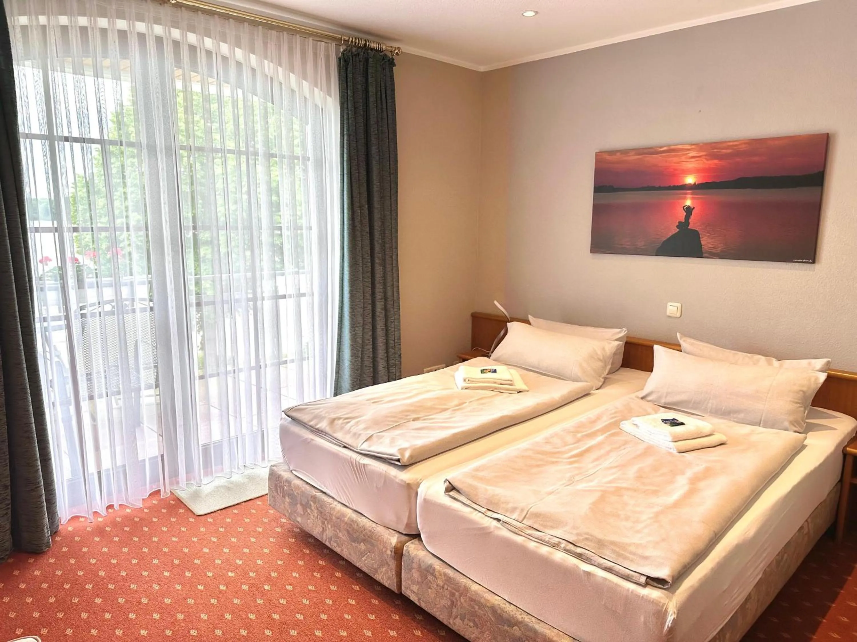 Bed in Hotel Seerose Bad Malente