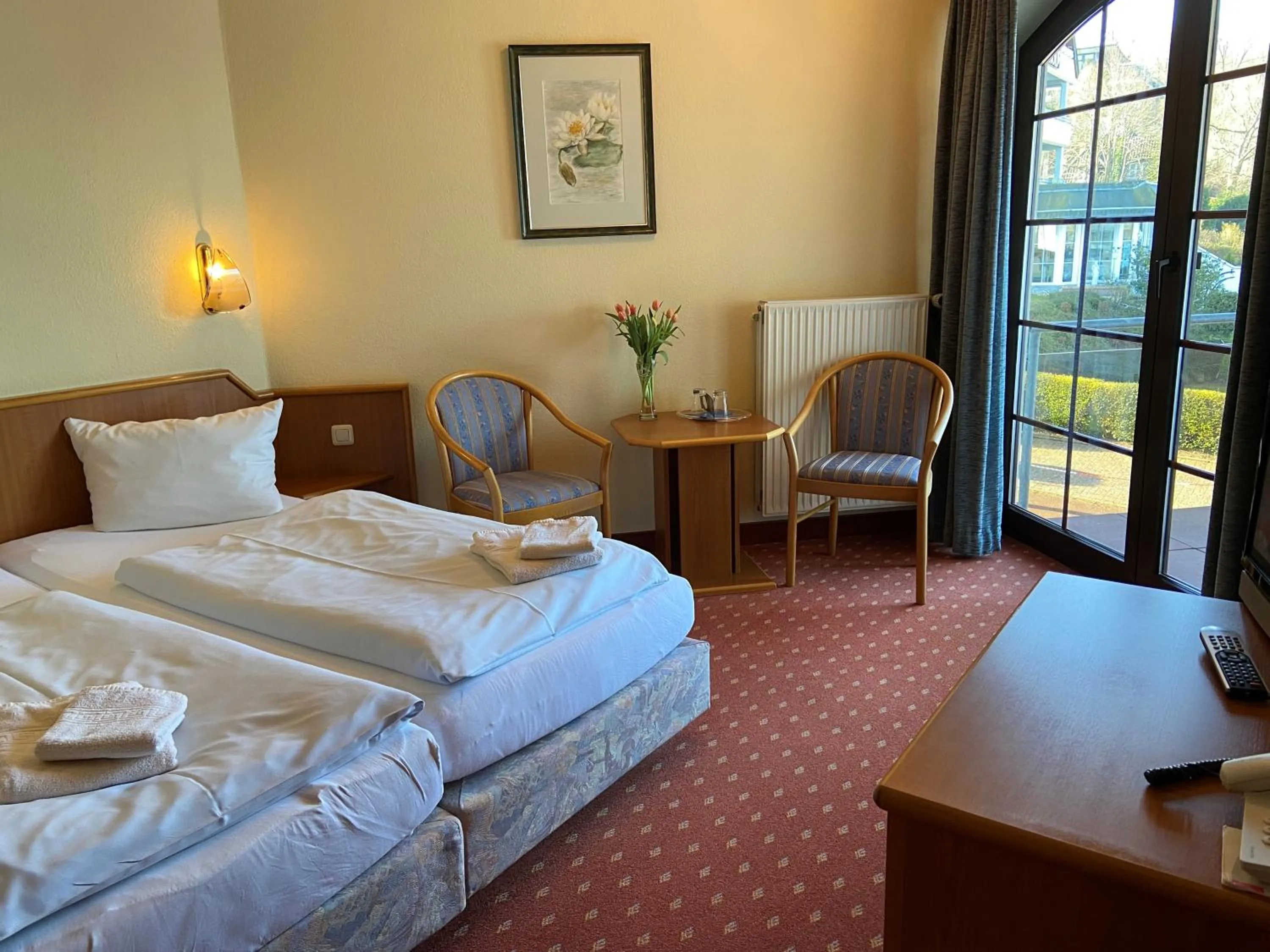 Photo of the whole room, Bed in Hotel Seerose Bad Malente