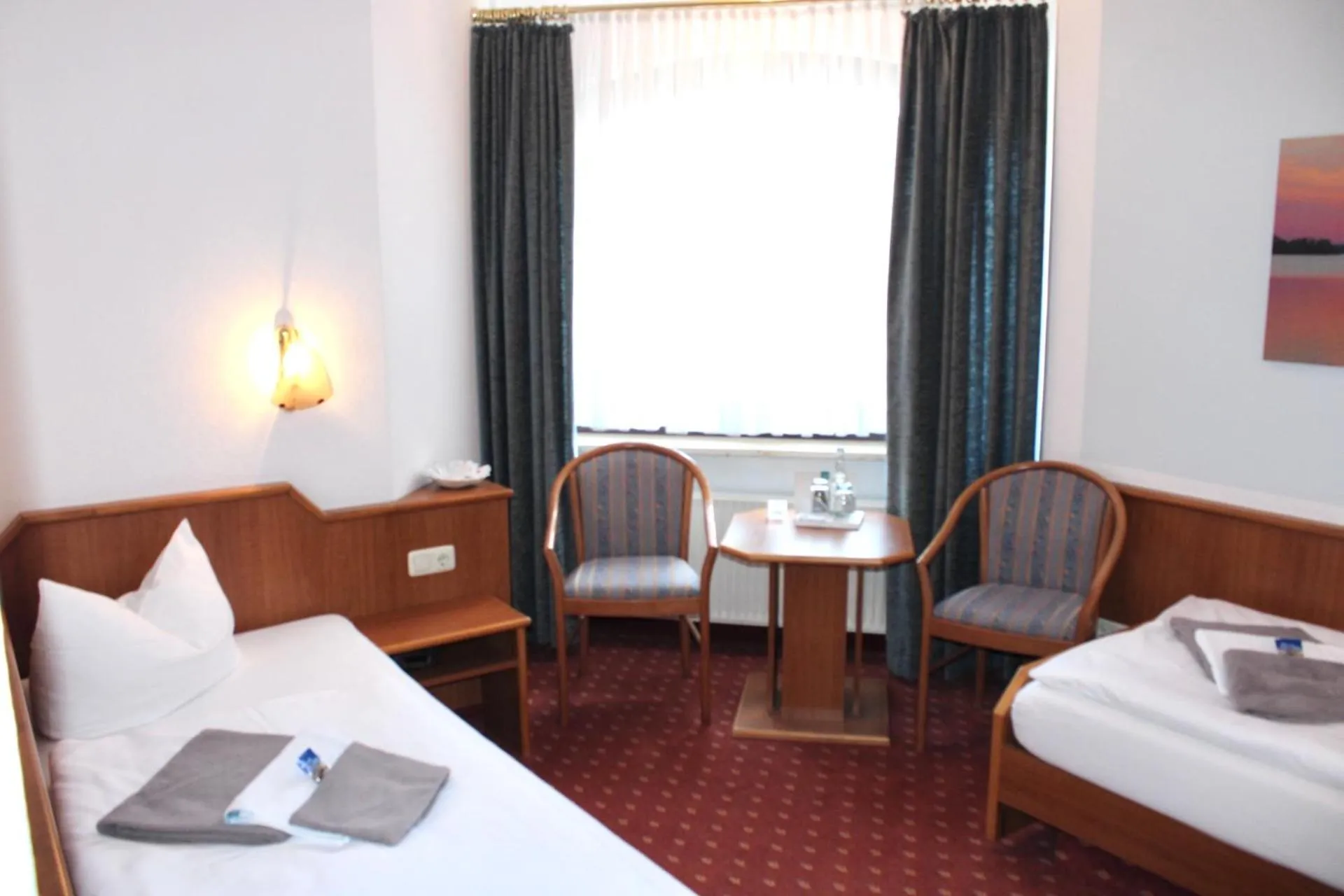 Photo of the whole room, Bed in Hotel Seerose Bad Malente