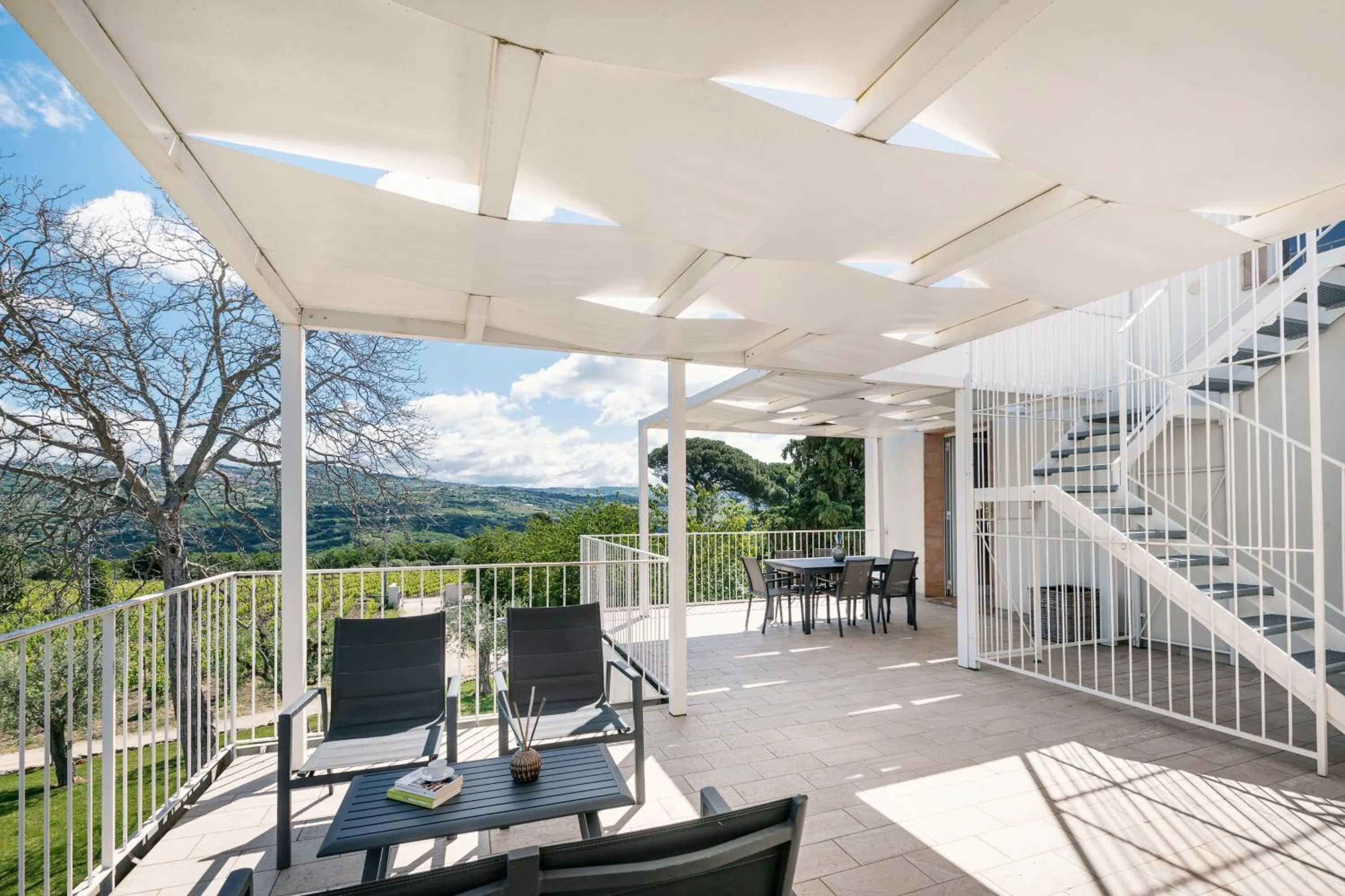 Balcony/Terrace in Agriturismo Le Masciare