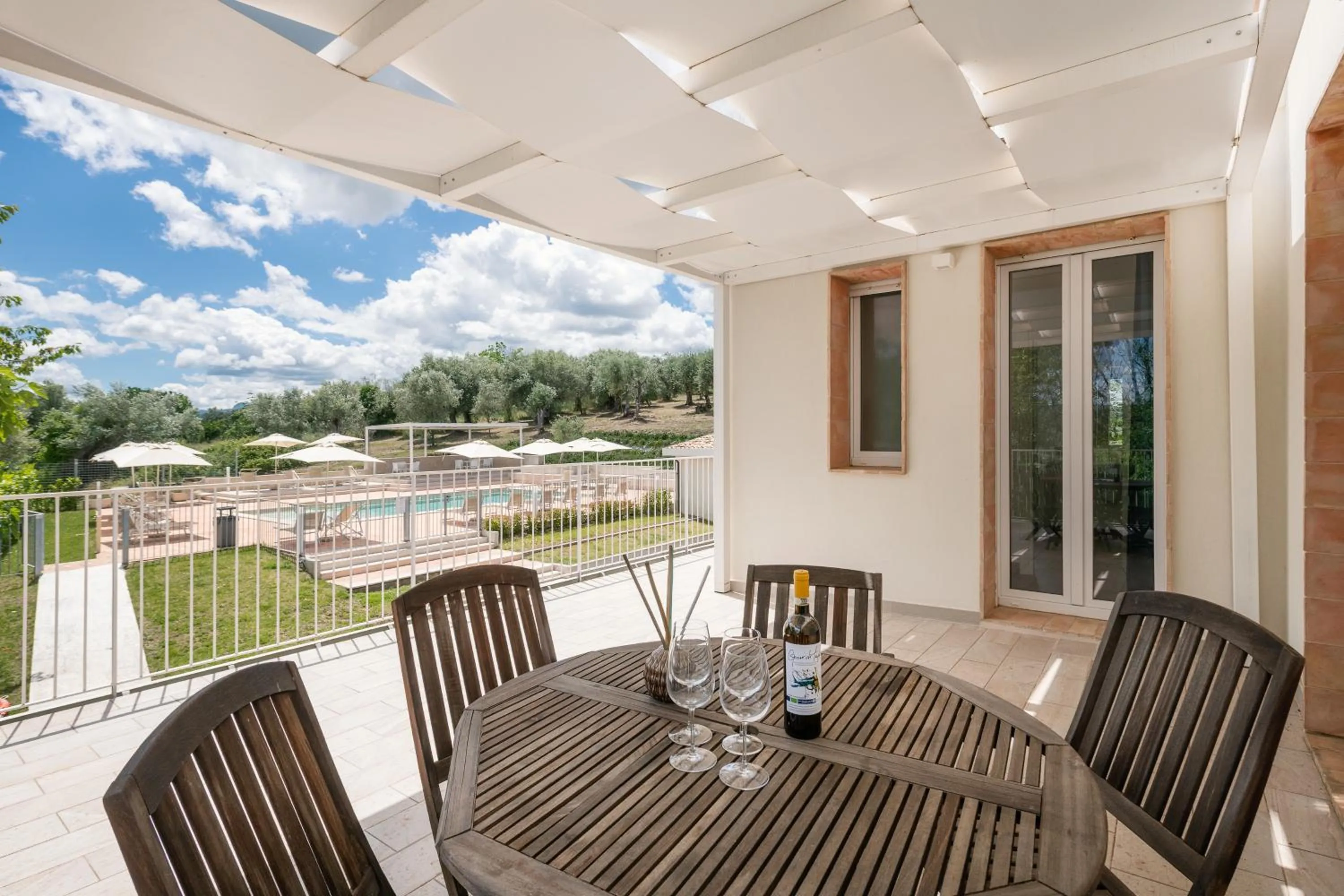 Balcony/Terrace in Agriturismo Le Masciare