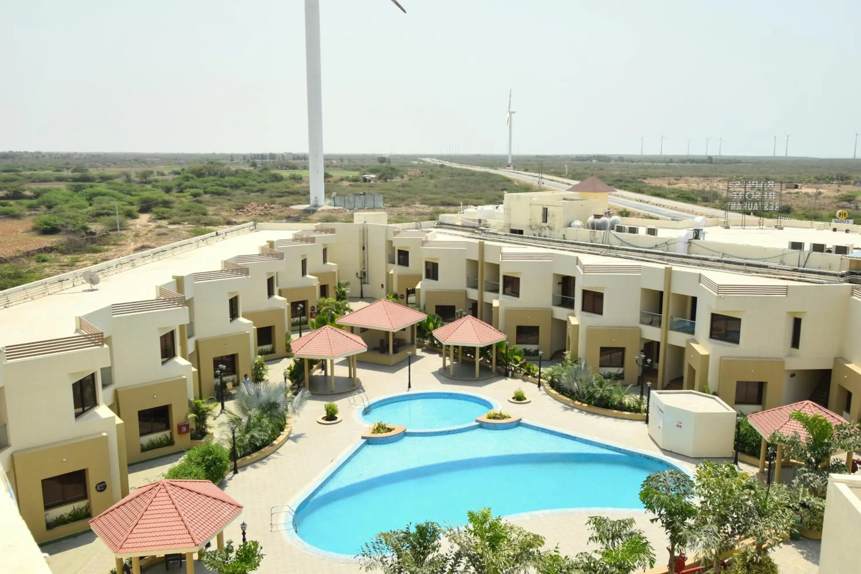 Pool view in Bapu's Resort, Dwarka Pool view in Bapu's Resort, Dwarka
