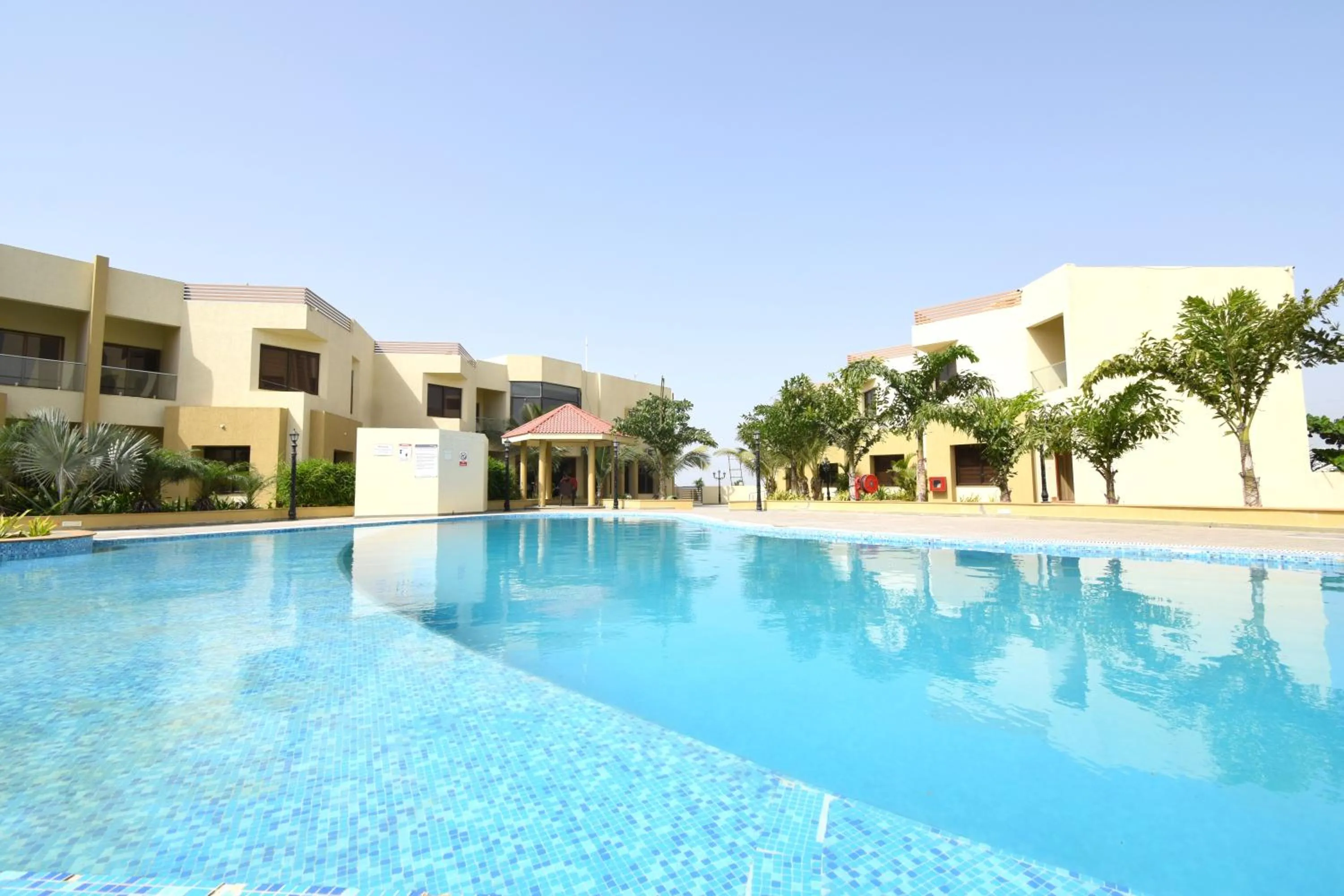 Swimming pool in Bapu's Resort, Dwarka