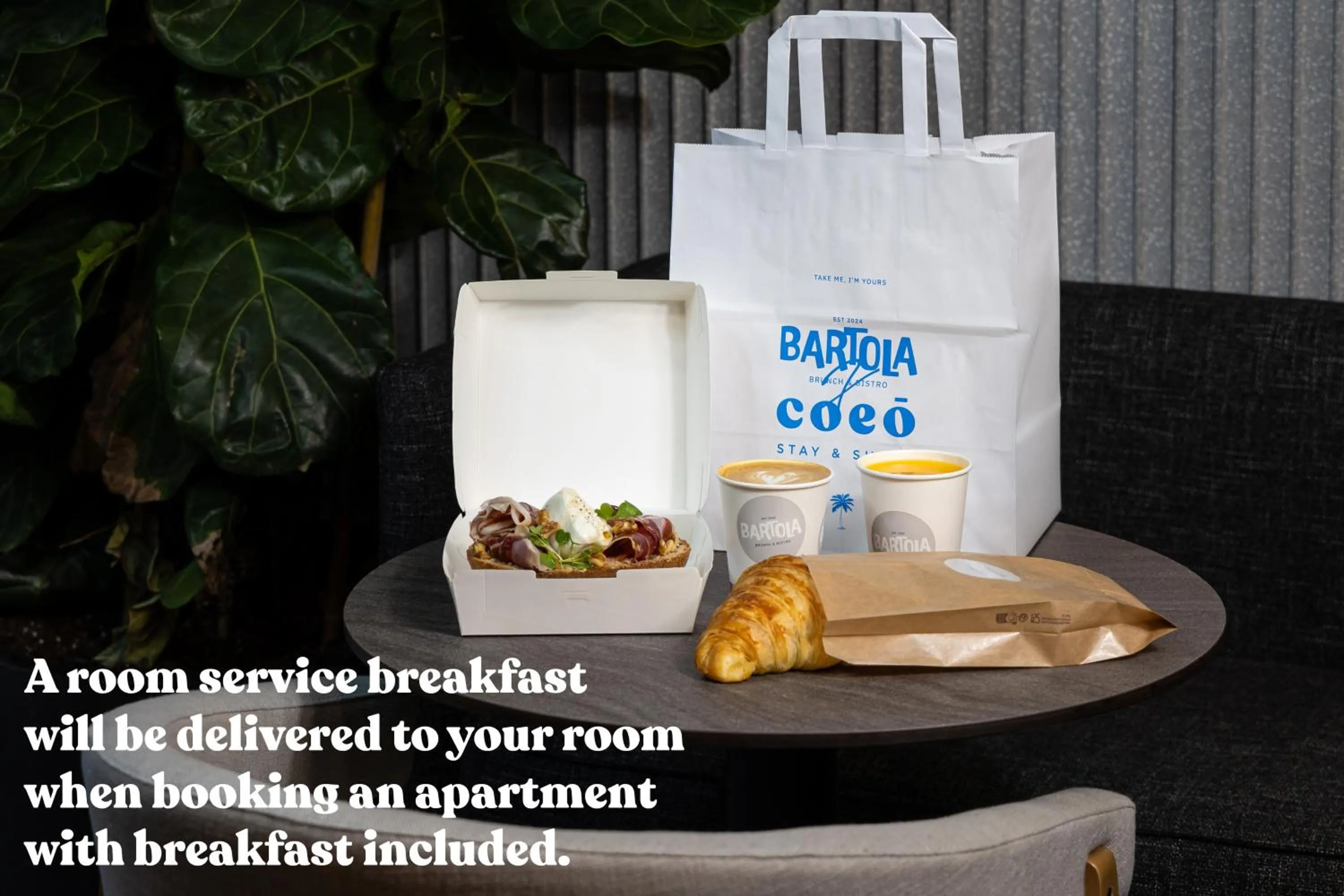 Breakfast in Coeo Peña Design Apartments