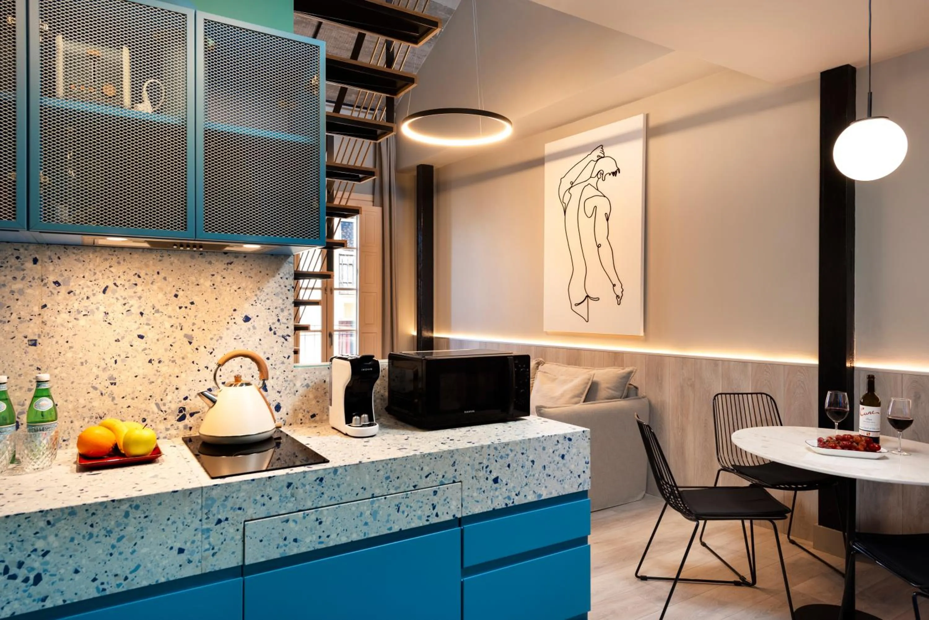 Kitchen or kitchenette in Coeo Peña Design Apartments