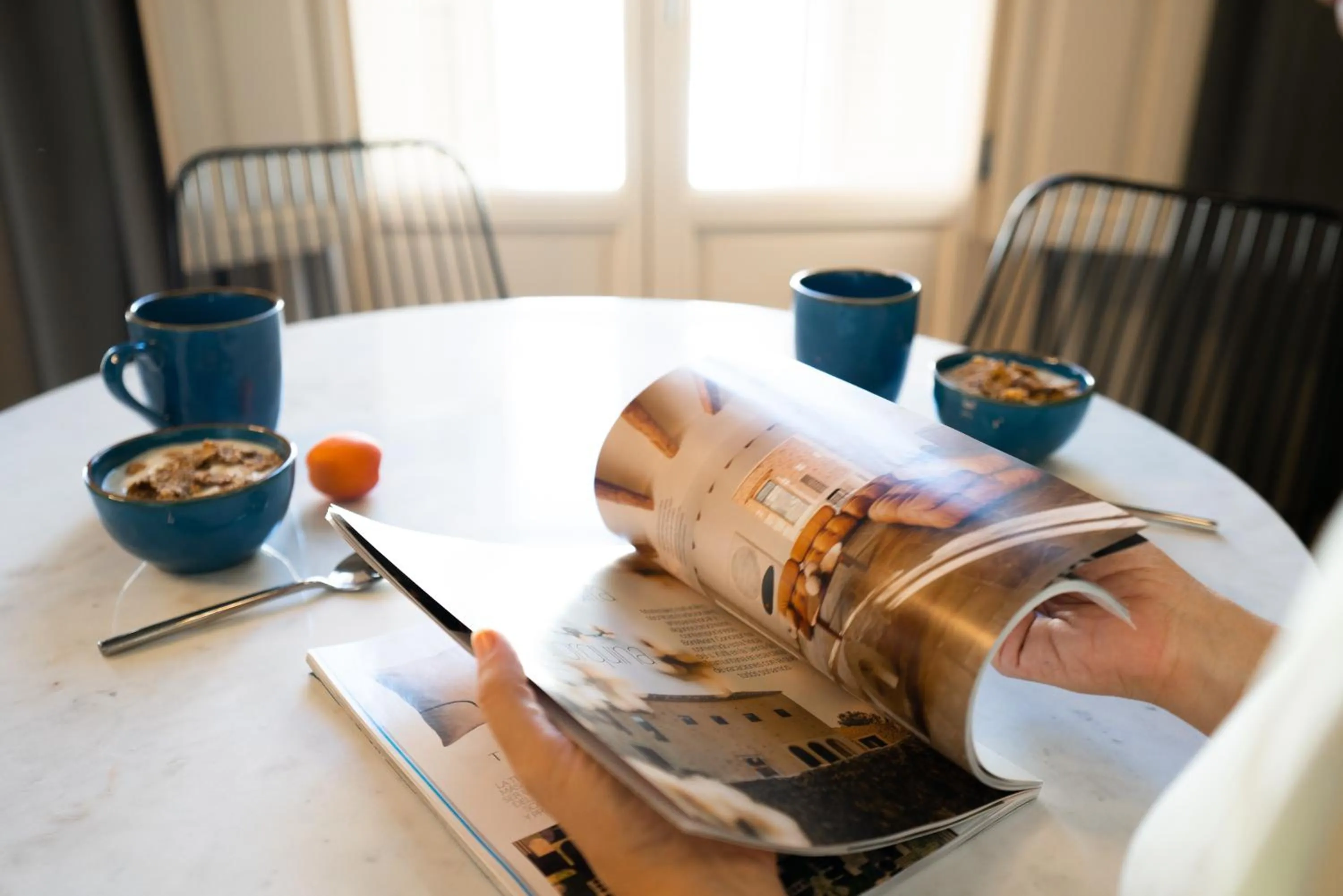 Dining area in Coeo Peña Design Apartments