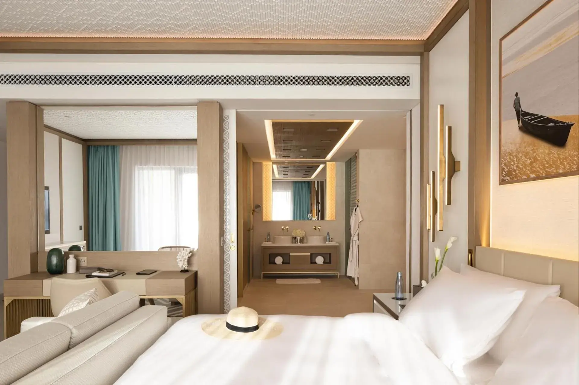 Bed in Jumeirah Gulf of Bahrain Bed in Jumeirah Gulf of Bahrain