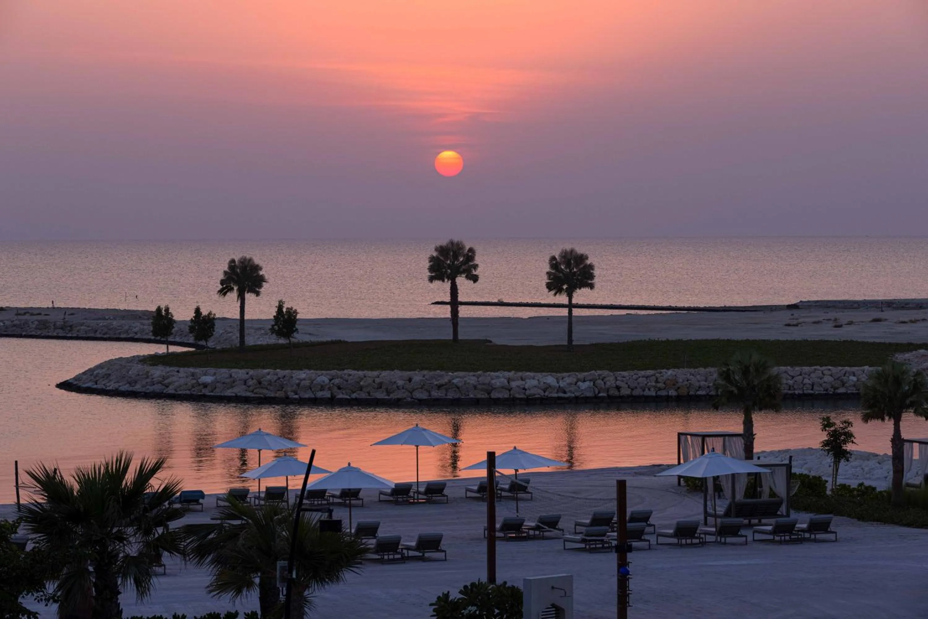 Beach in Jumeirah Gulf of Bahrain