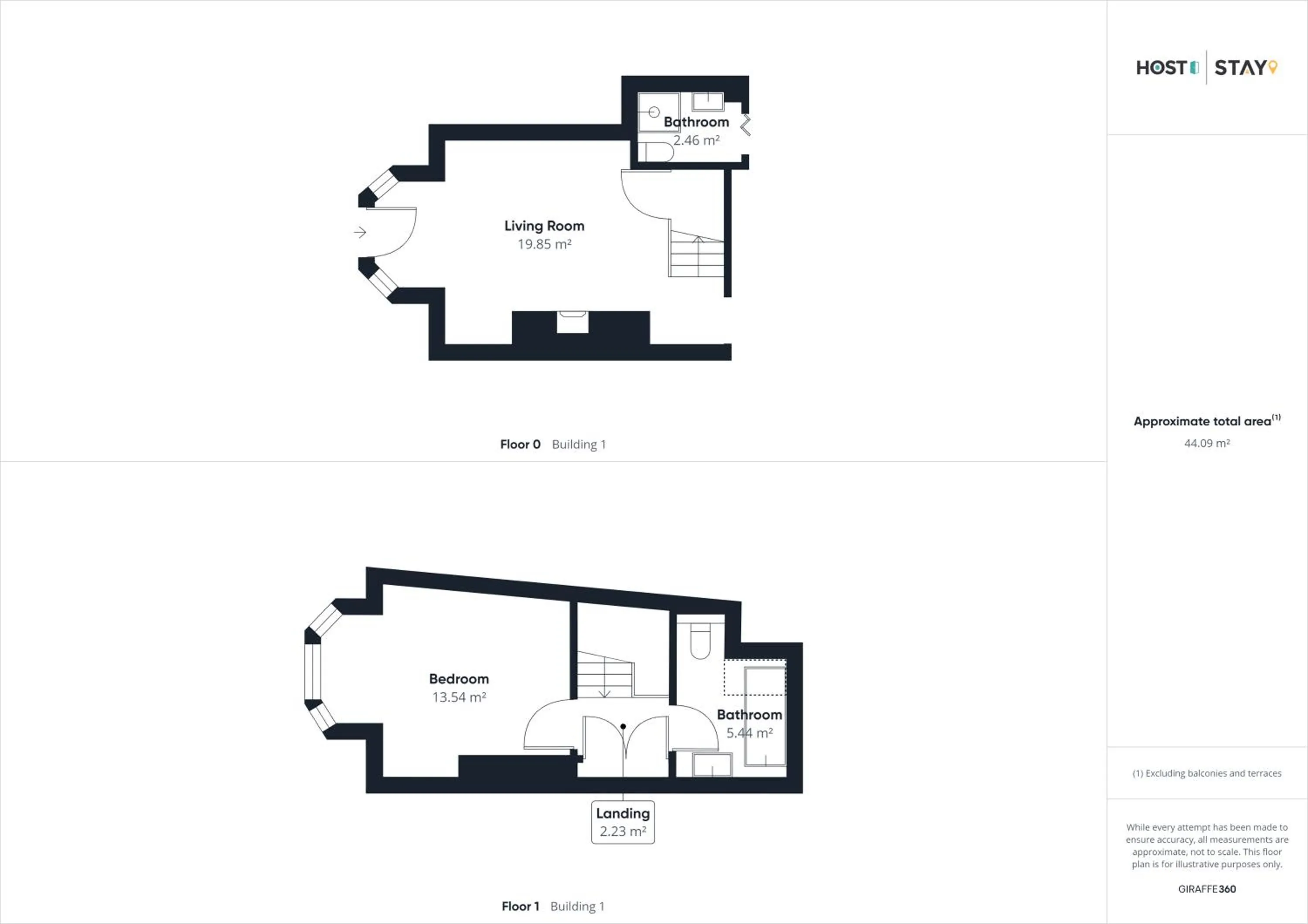 Floor plan in Host & Stay - The Salt Nook