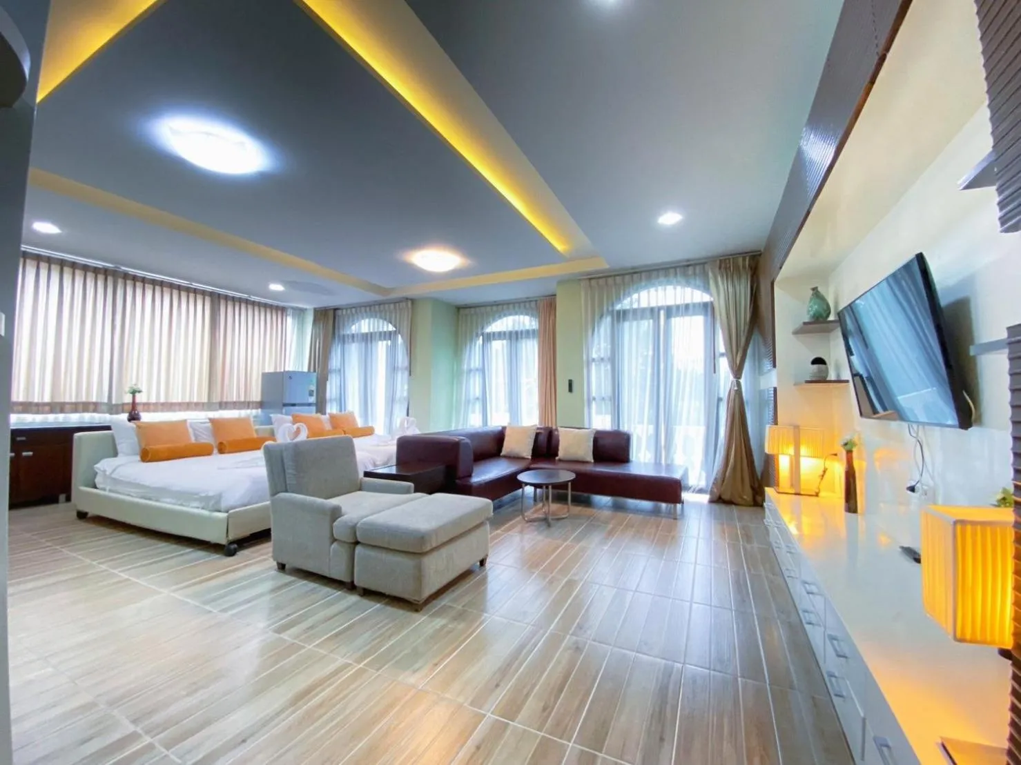 Photo of the whole room, Bed in Daddy Dream Hotel and Residence