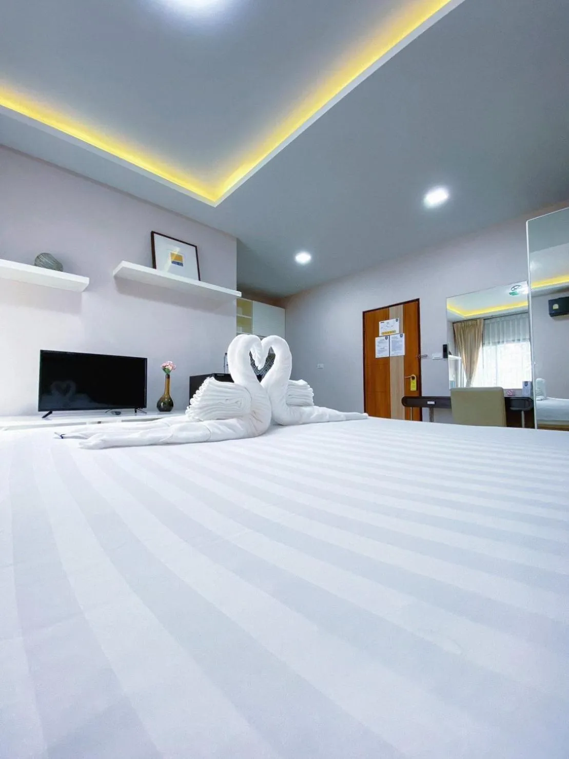 Bed in Daddy Dream Hotel and Residence