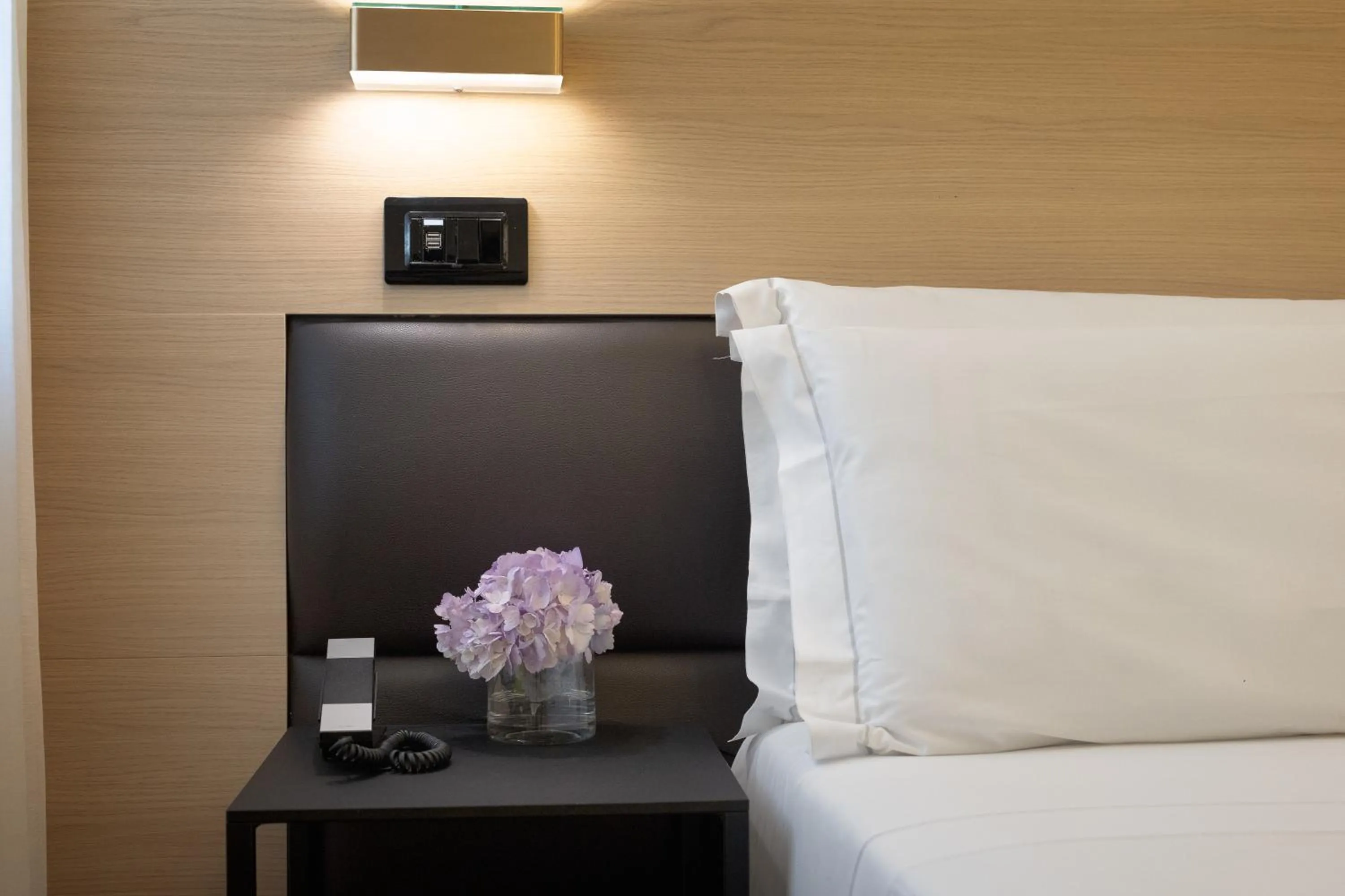 Decorative detail, Bed in Globus Urban Hotel