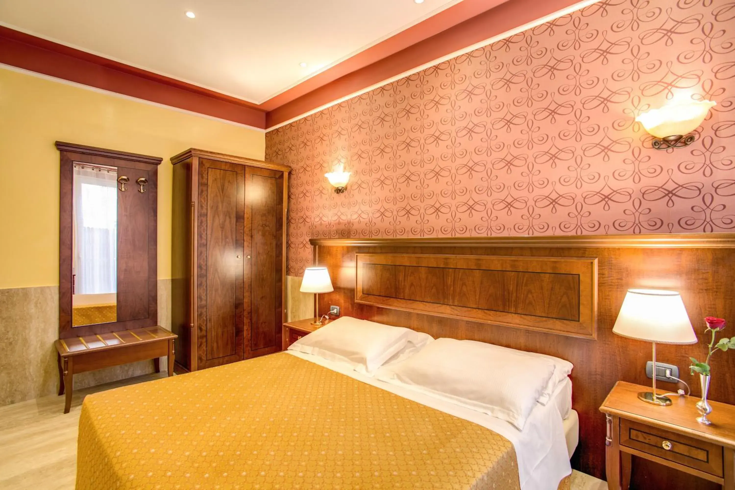 Bed in Hotel Aurelius Bed in Hotel Aurelius