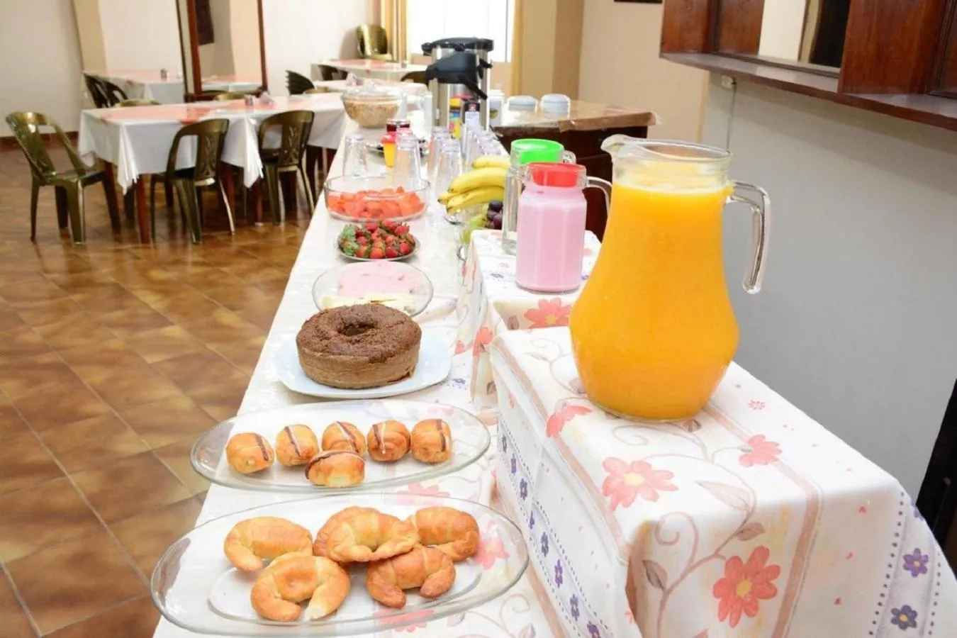 Breakfast in Hostal Ibiza