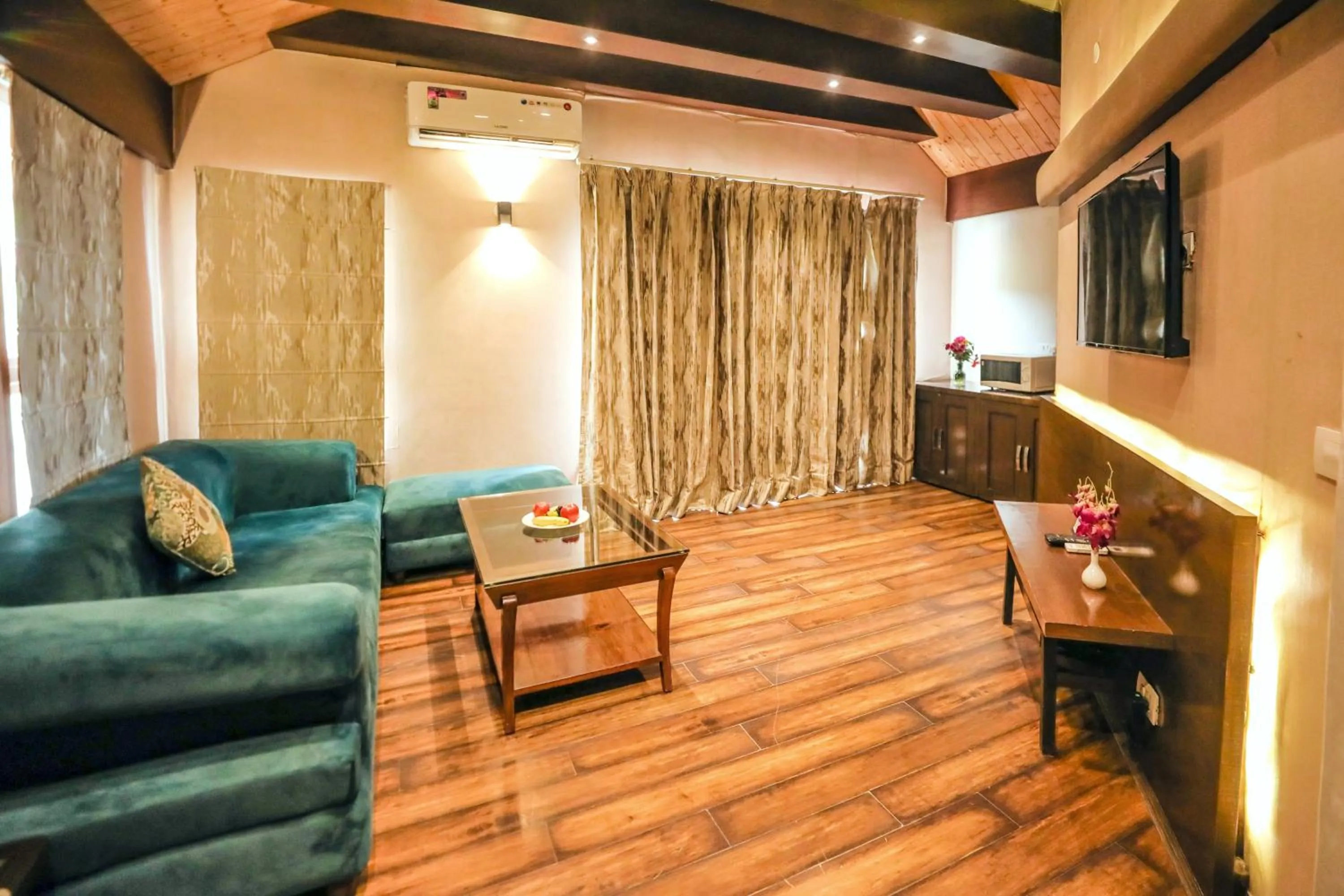 Seating area in Regenta Resort Exotica Dharamshala on Hilltop