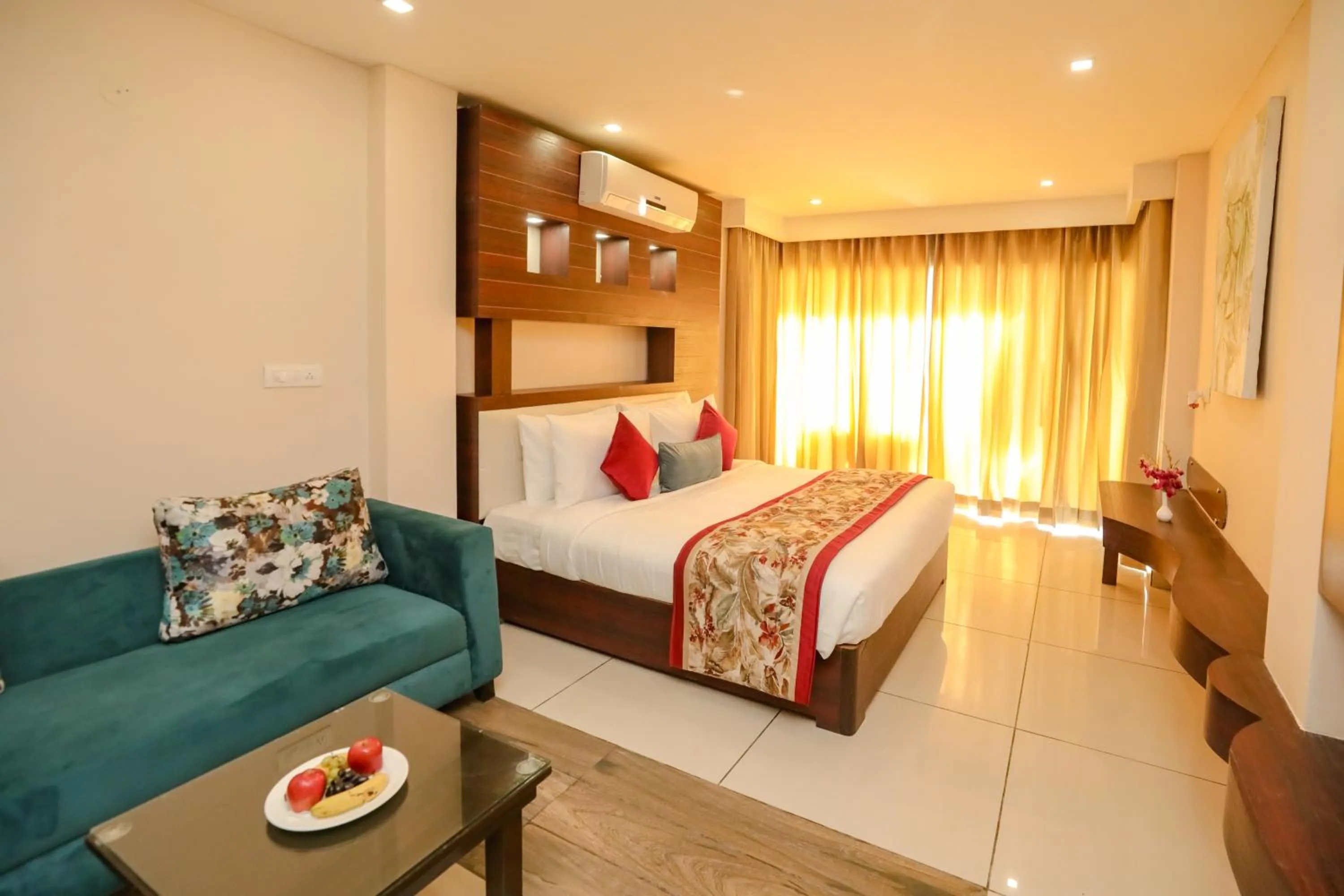 Bed in Regenta Resort Exotica Dharamshala on Hilltop