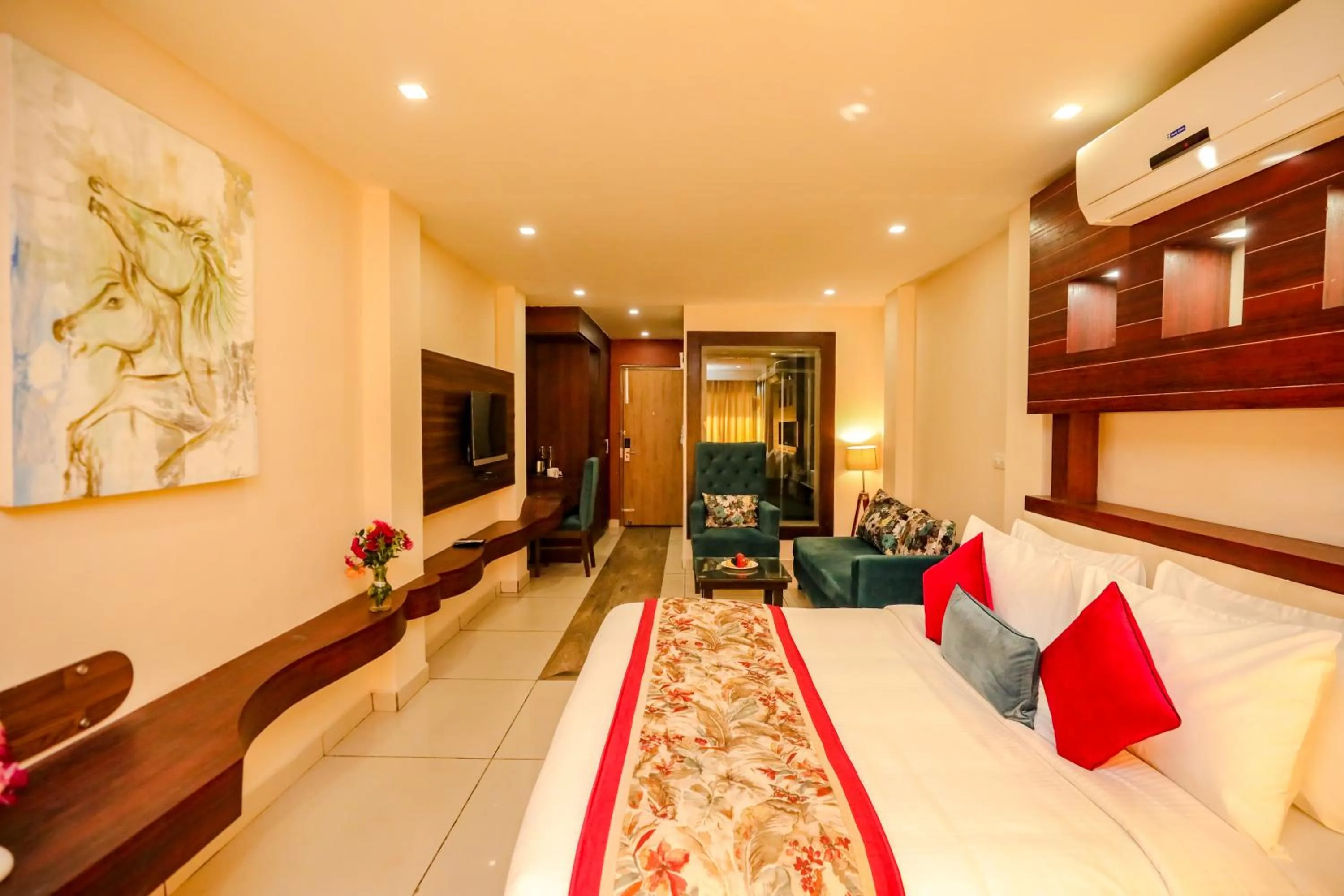 Bedroom, Bed in Regenta Resort Exotica Dharamshala on Hilltop