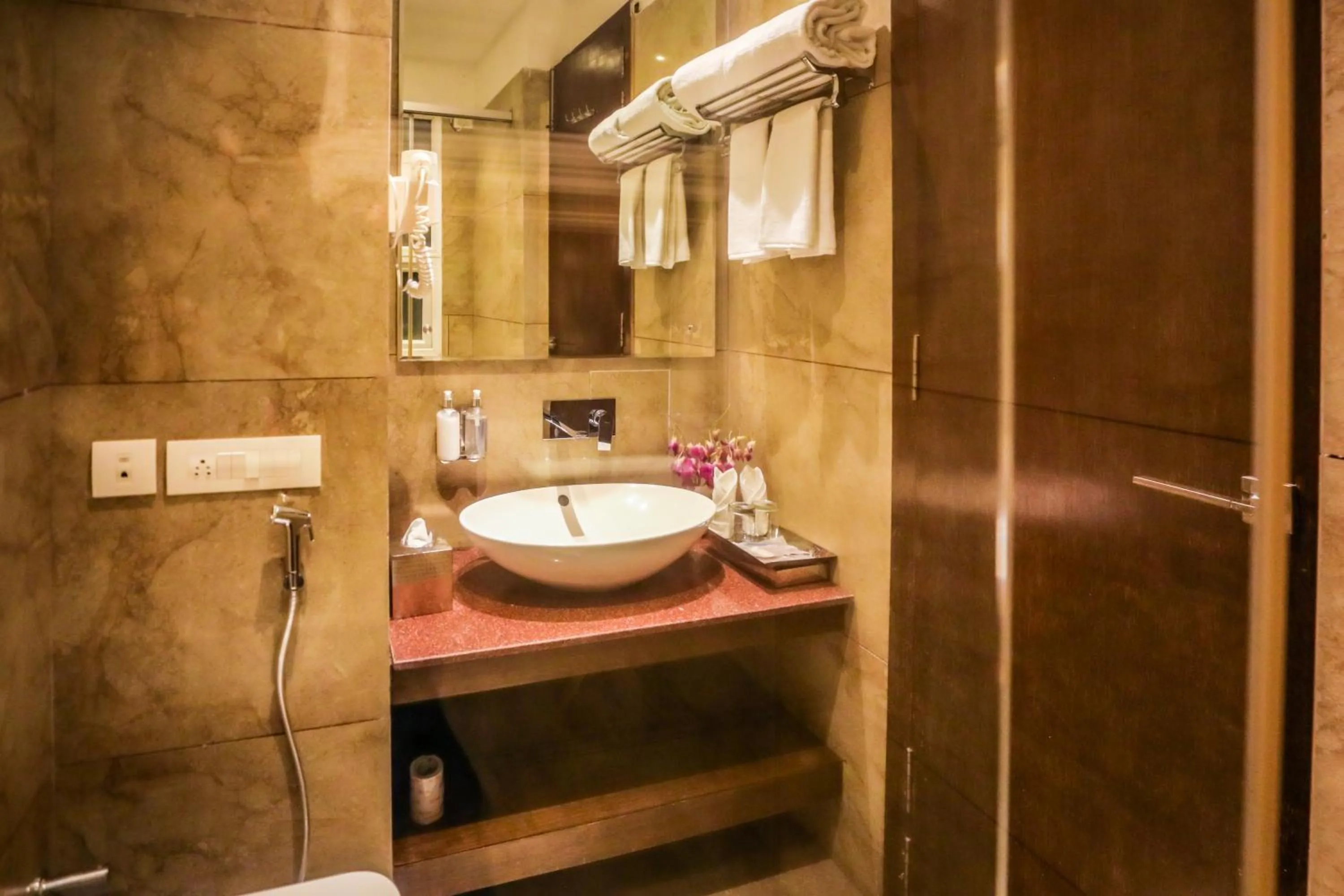 Bathroom in Regenta Resort Exotica Dharamshala on Hilltop