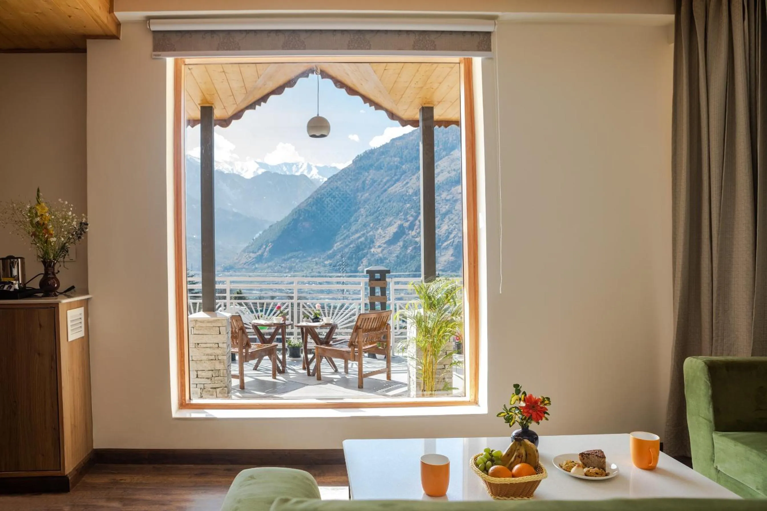 Living room in Anand Vardhan Resorts