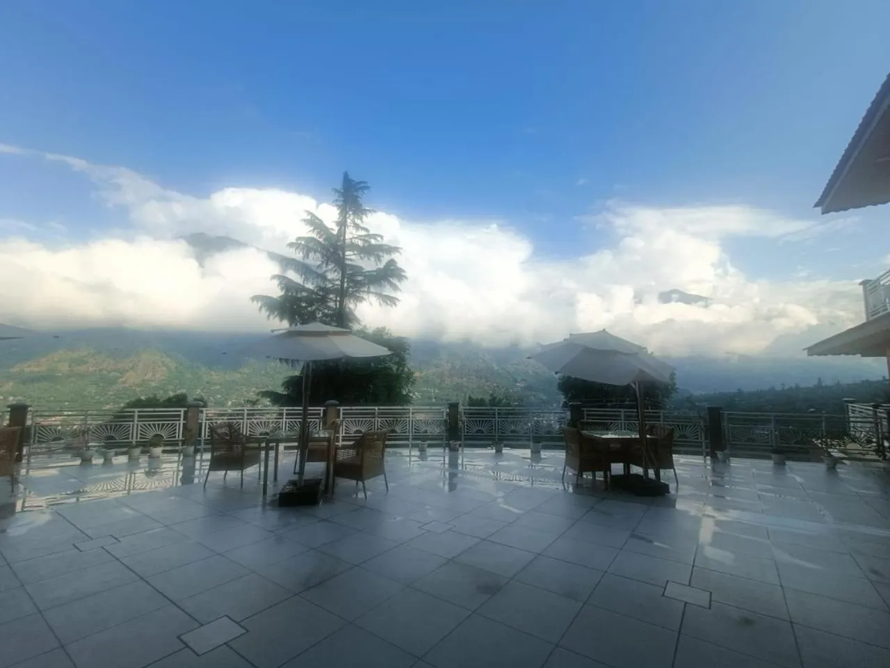 View (from property/room) in Anand Vardhan Resorts