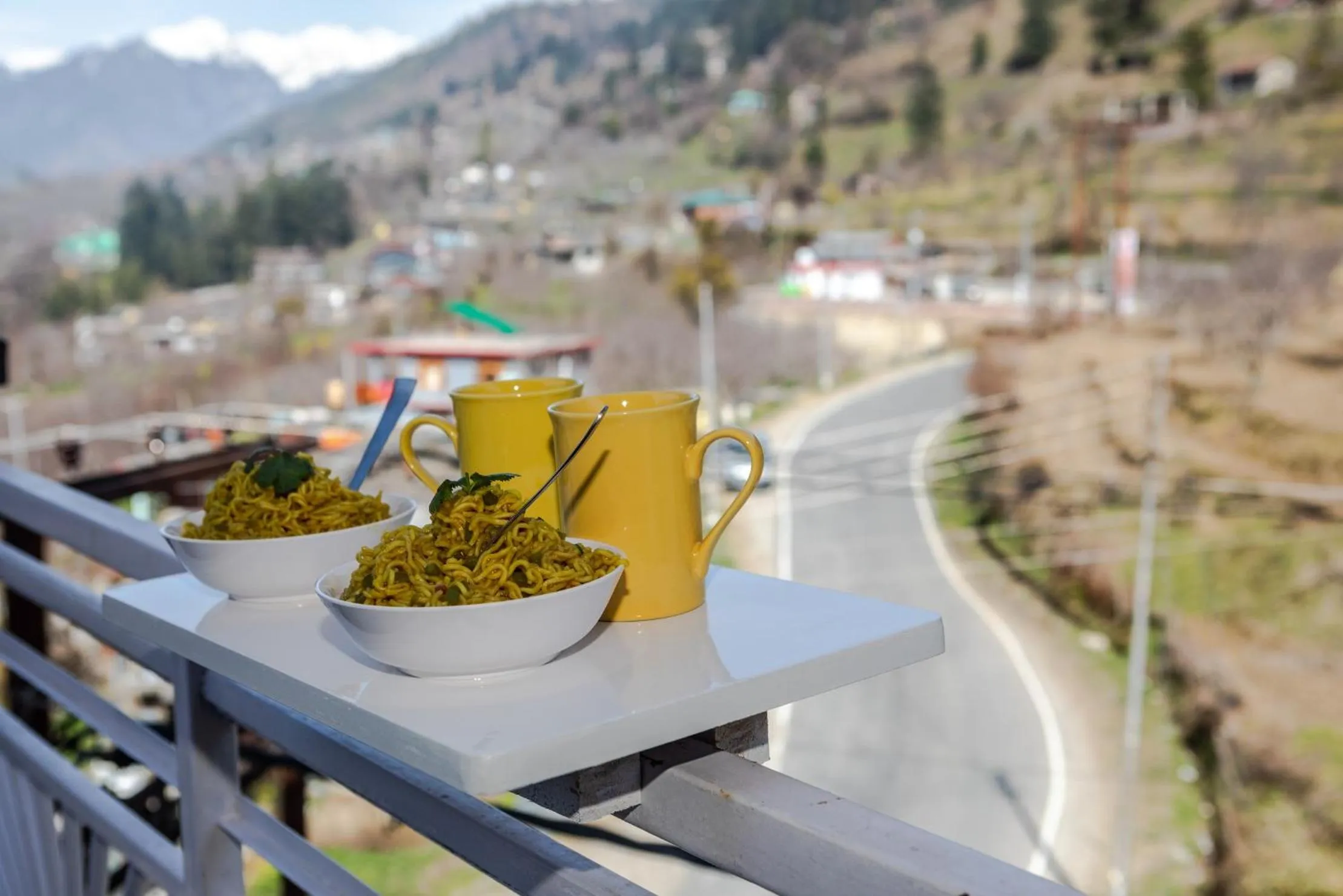 View (from property/room) in Anand Vardhan Resorts