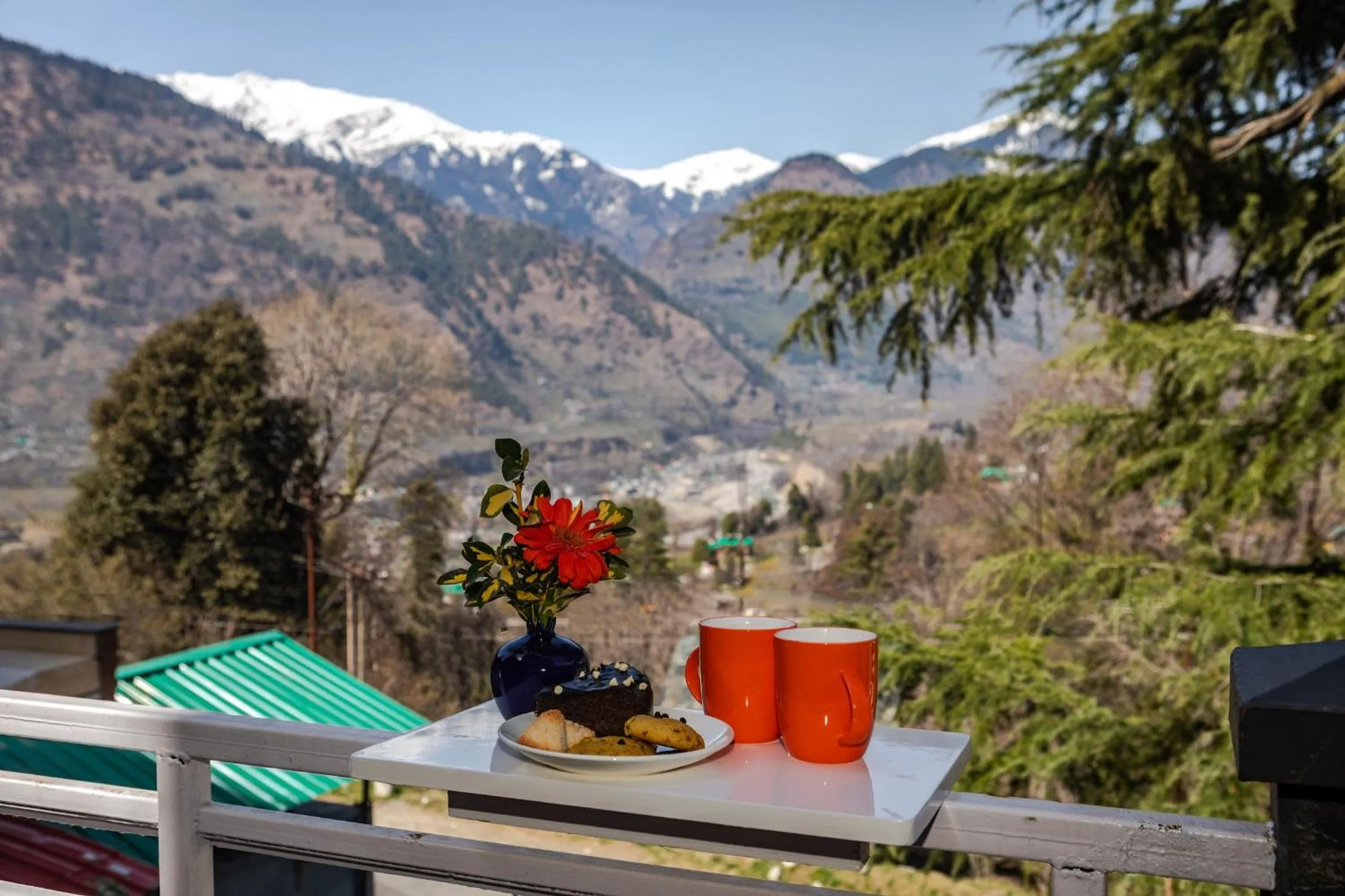 Mountain view in Anand Vardhan Resorts