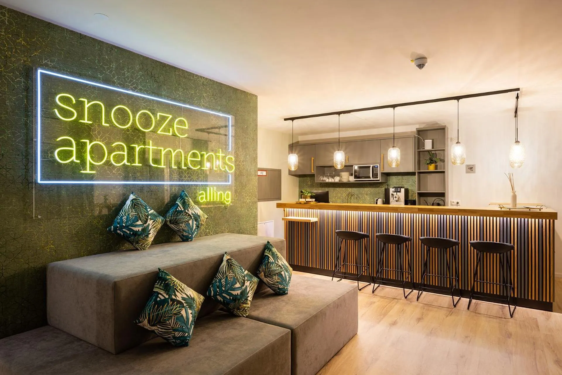 Lobby or reception in Snooze Apartments Alling