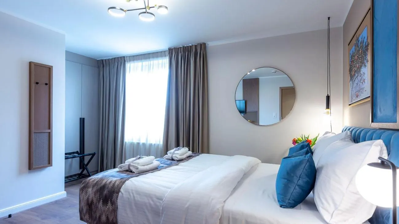 Bed in Delphi Hotel & Restaurant