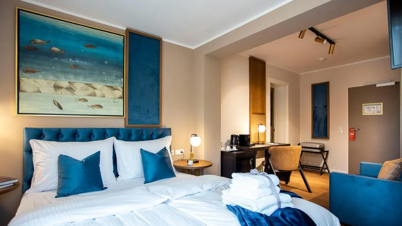 Bed in Delphi Hotel & Restaurant