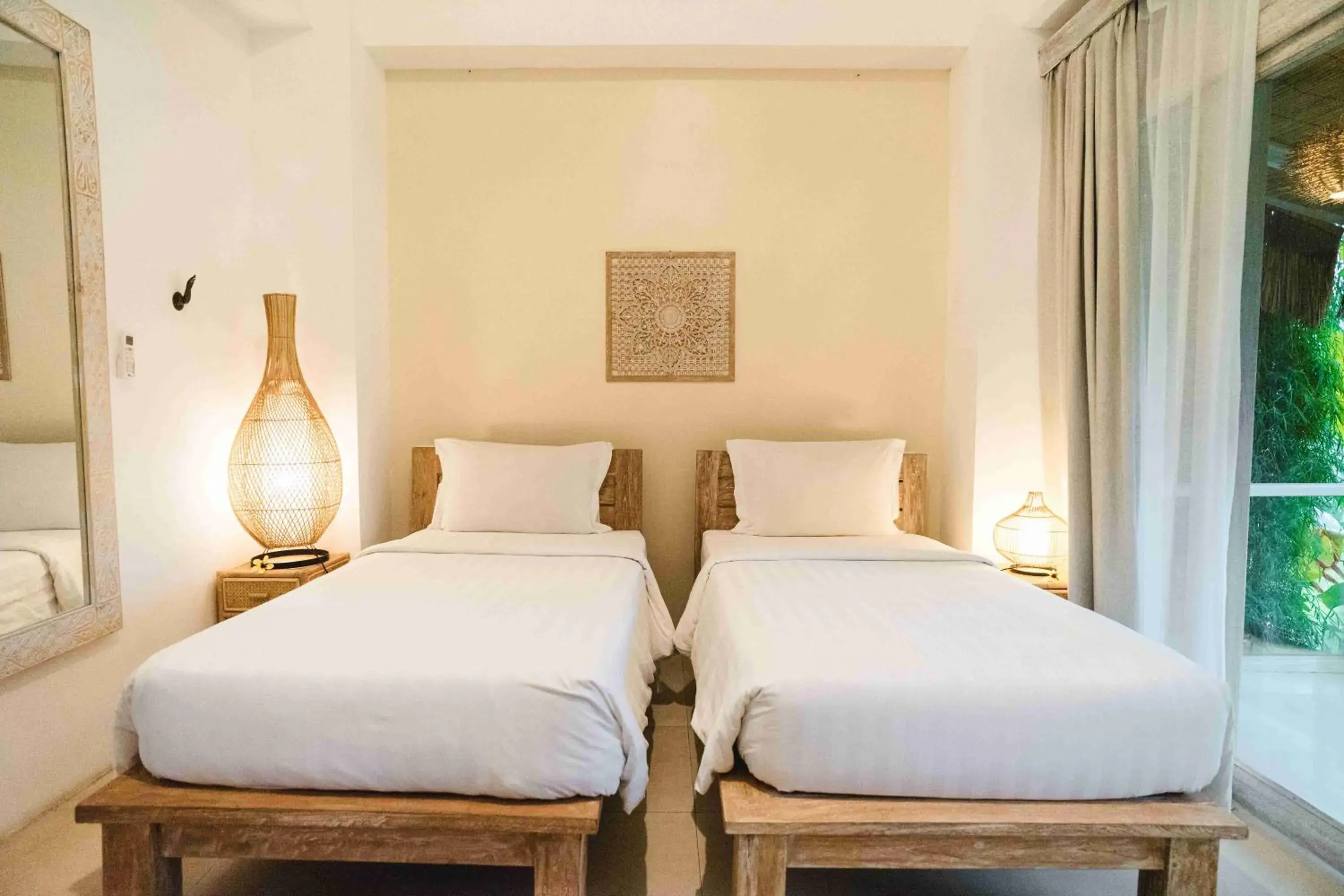 Bed in Hot Stone Club Ubud Bed in Hot Stone Club Ubud