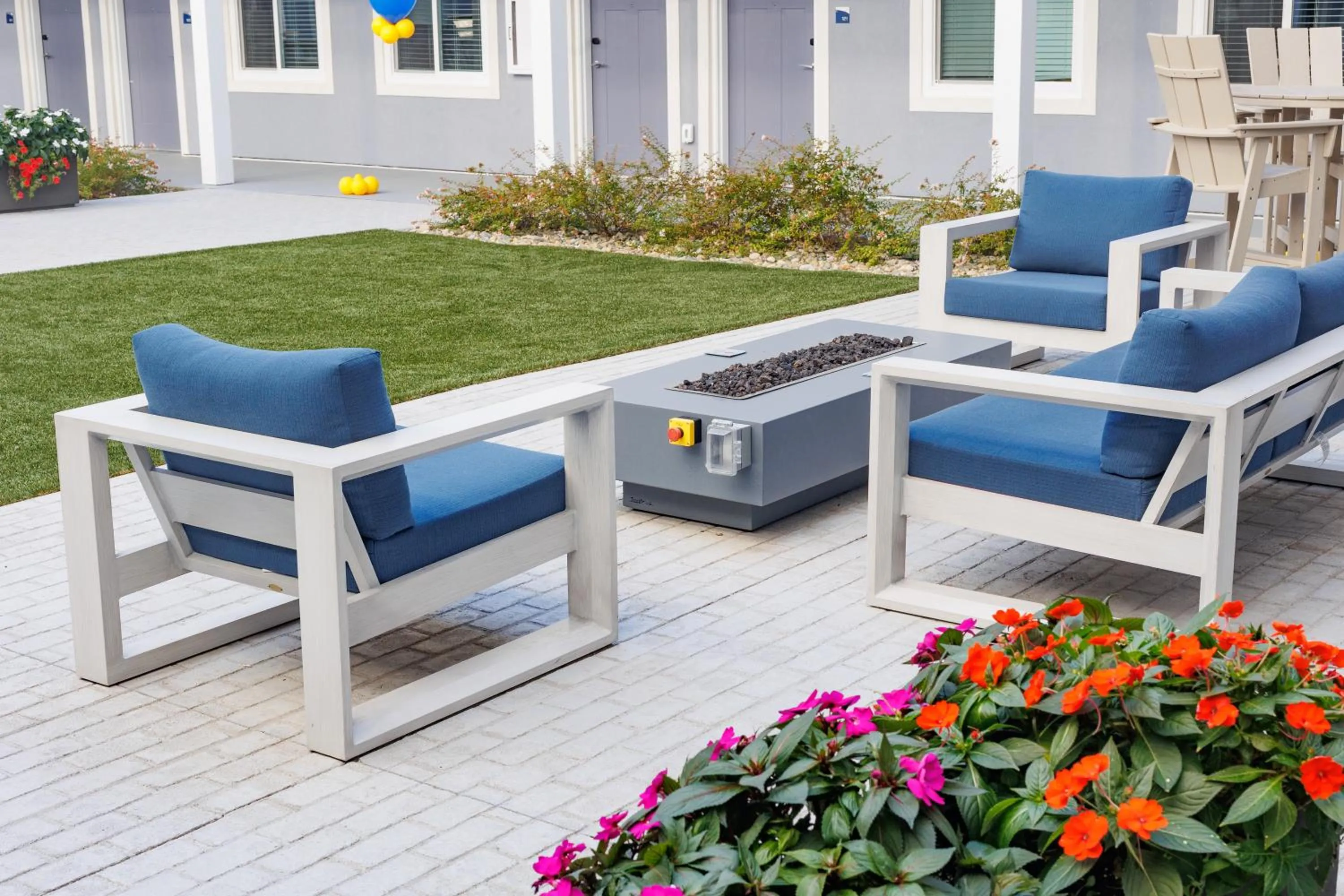 fireplace in stayAPT Suites Montgomery