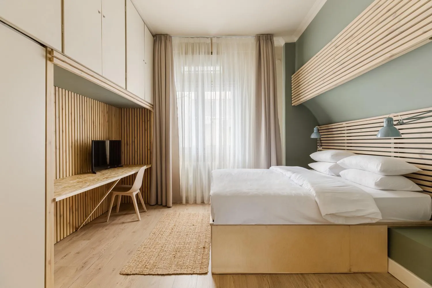 Bedroom, Bed in Infinity & Beyond by halu! - Seafront apartments