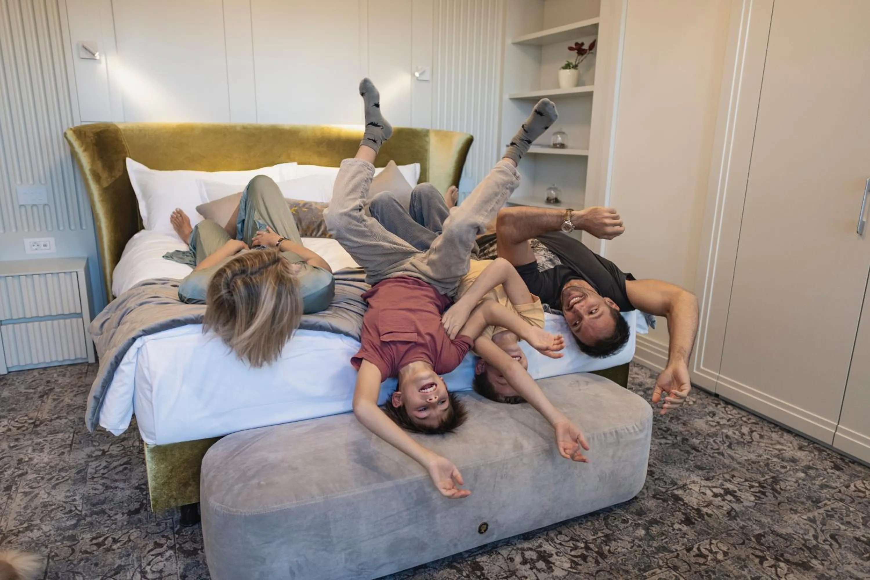 Bed in VIZUALIZA Residence Hotel