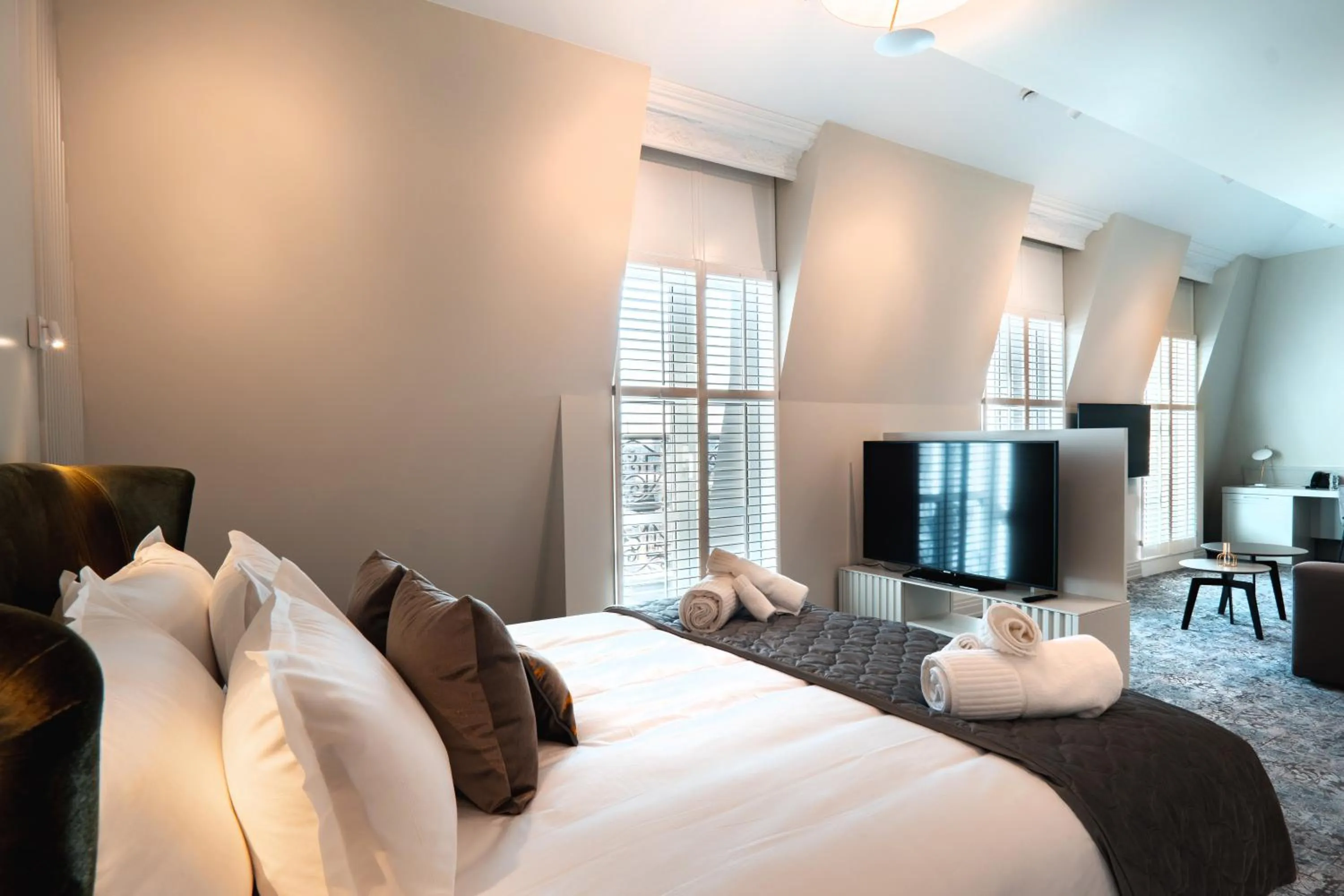 Bed in VIZUALIZA Residence Hotel