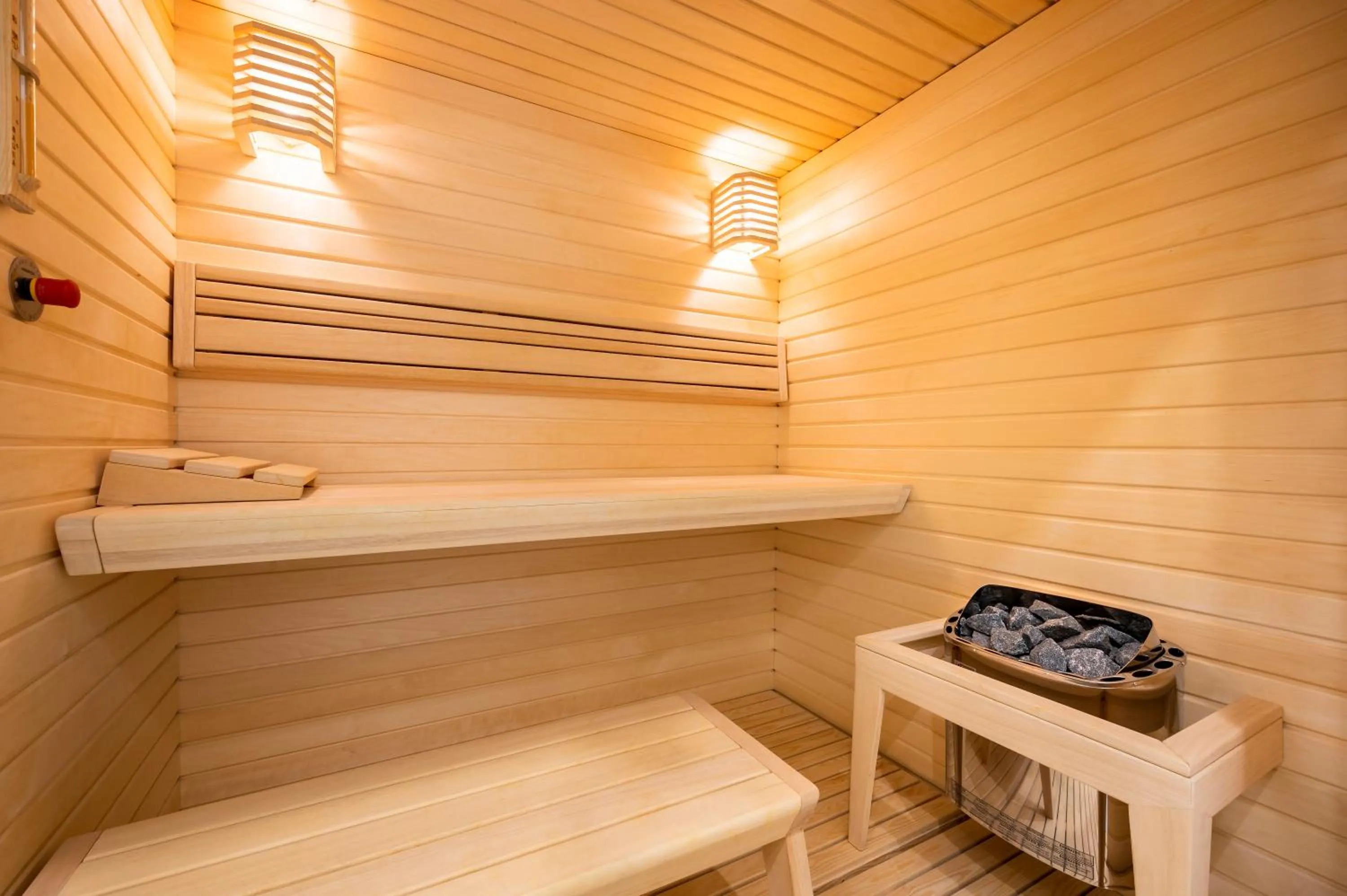 Sauna in VIZUALIZA Residence Hotel
