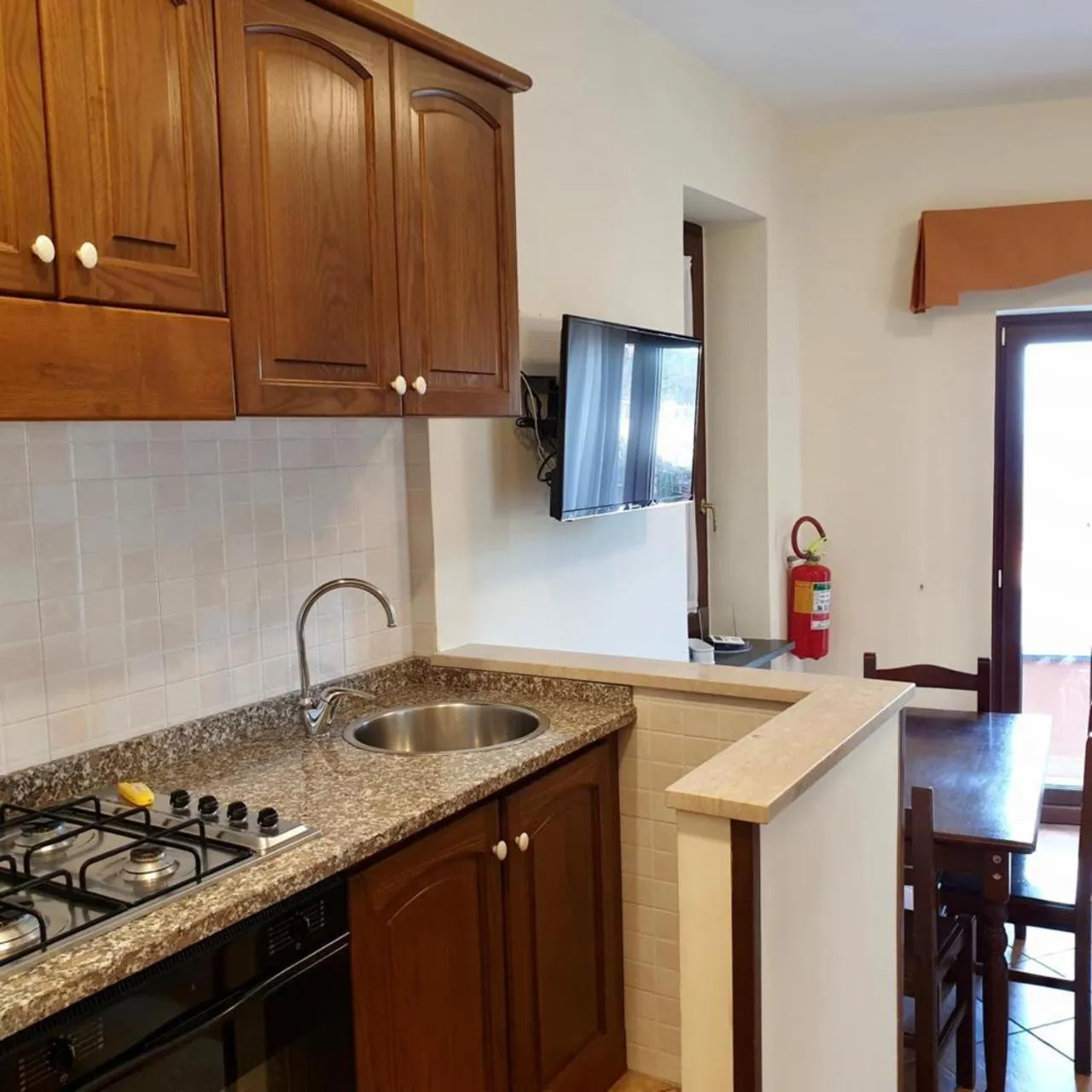 Kitchen or kitchenette in Residence l'Incanto