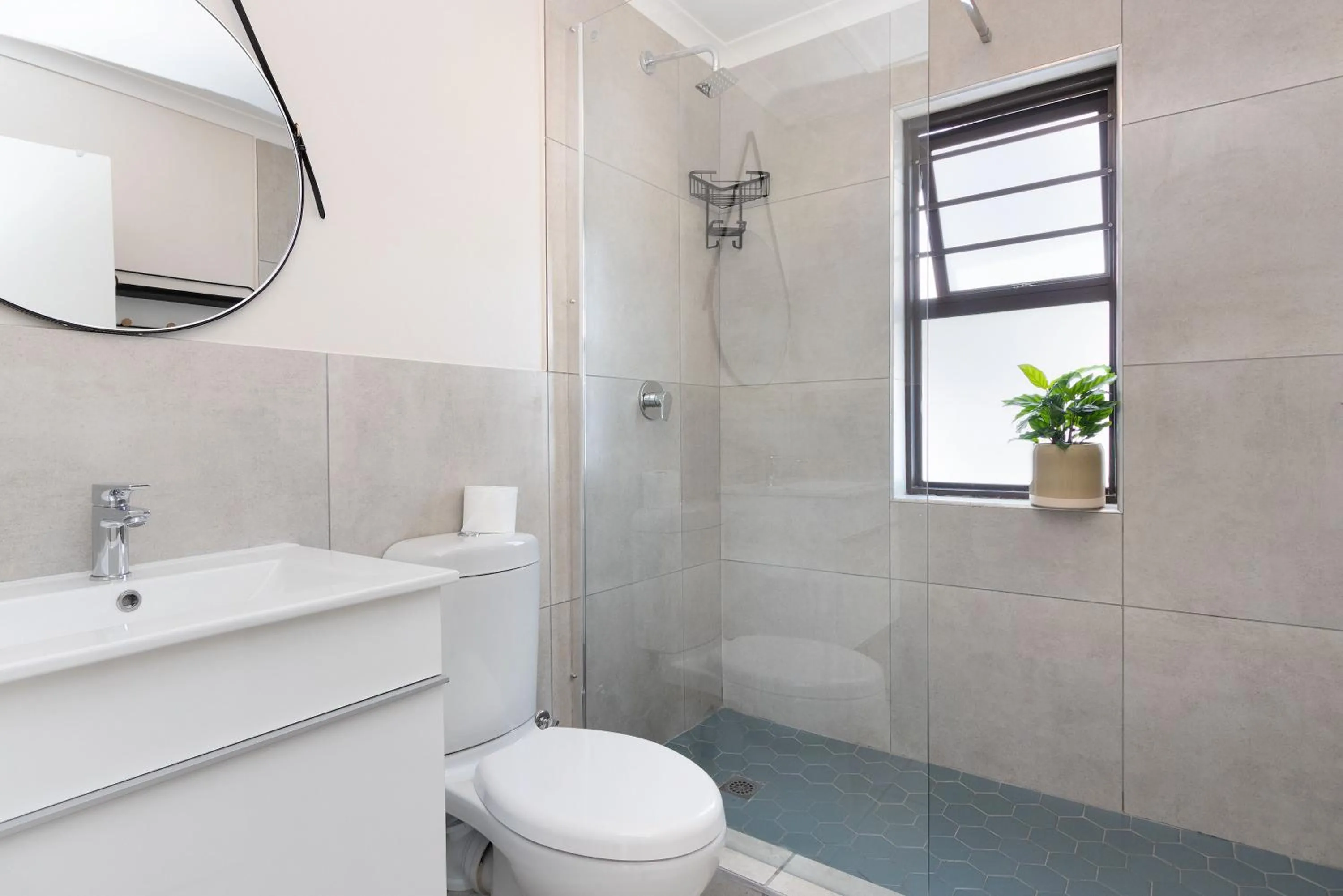 Bathroom in Serengeti selfcatering apartments Perfect Stay