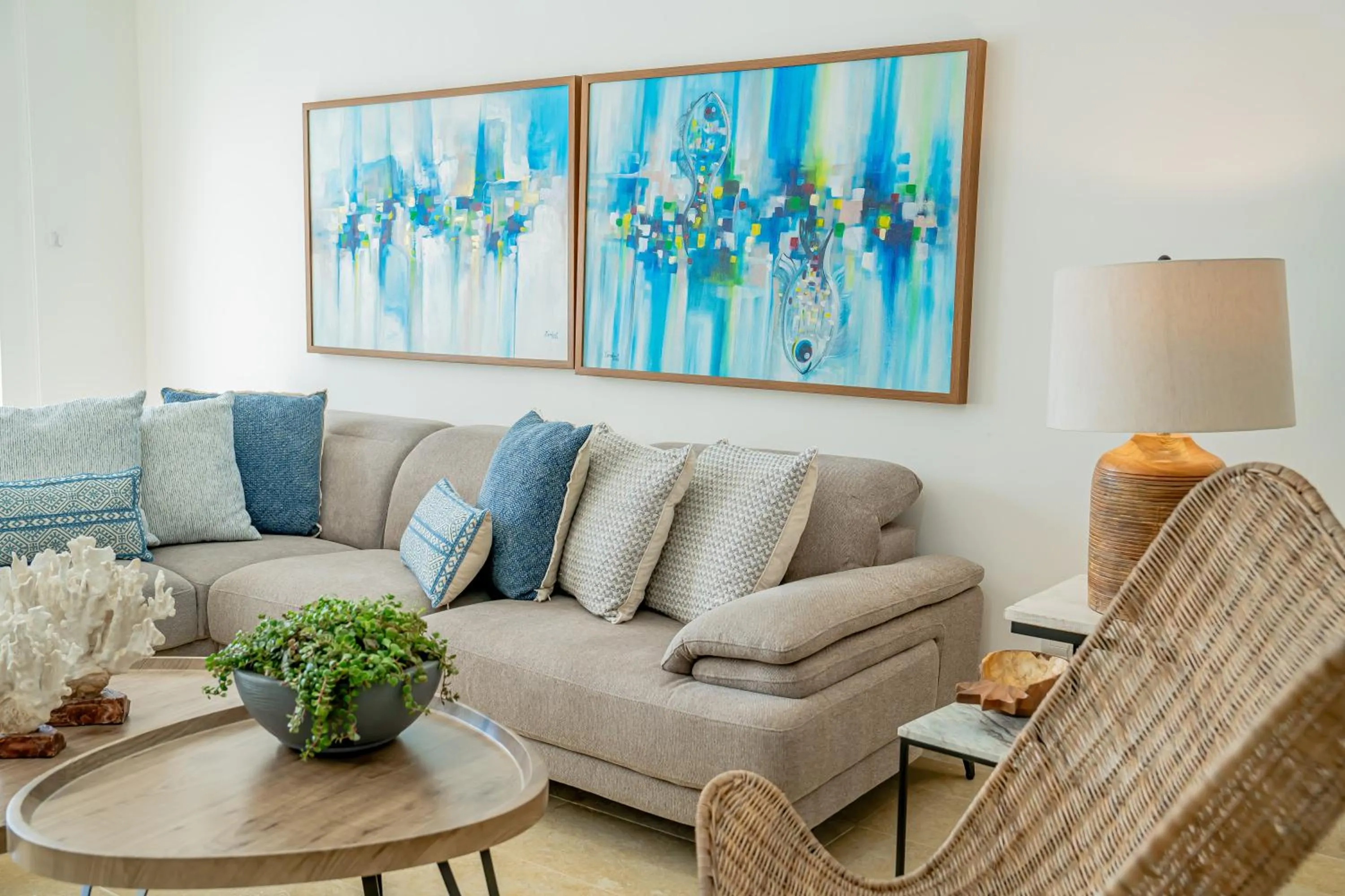 Living room in Xeliter Green One Playa Dorada